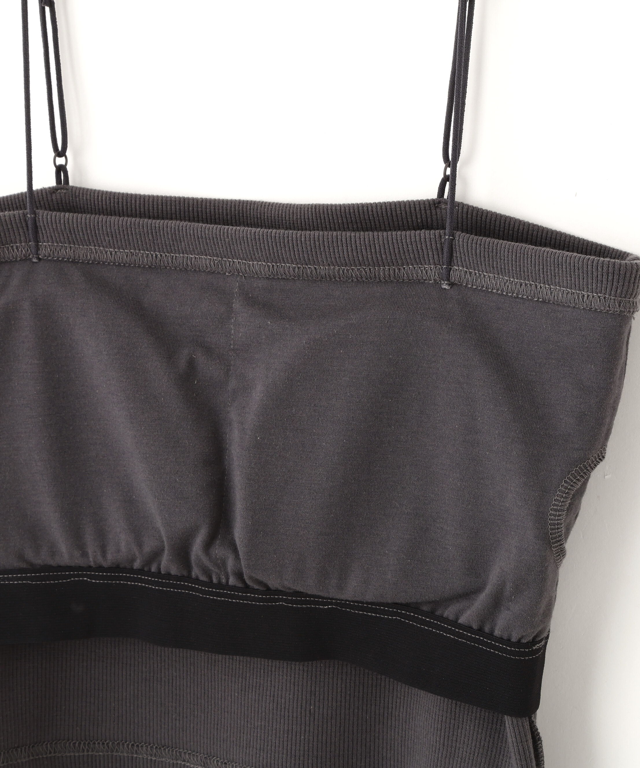  「[接触冷感][UV加工]カップ付きショート丈キャミソール」|Tシャツ・カットソー|