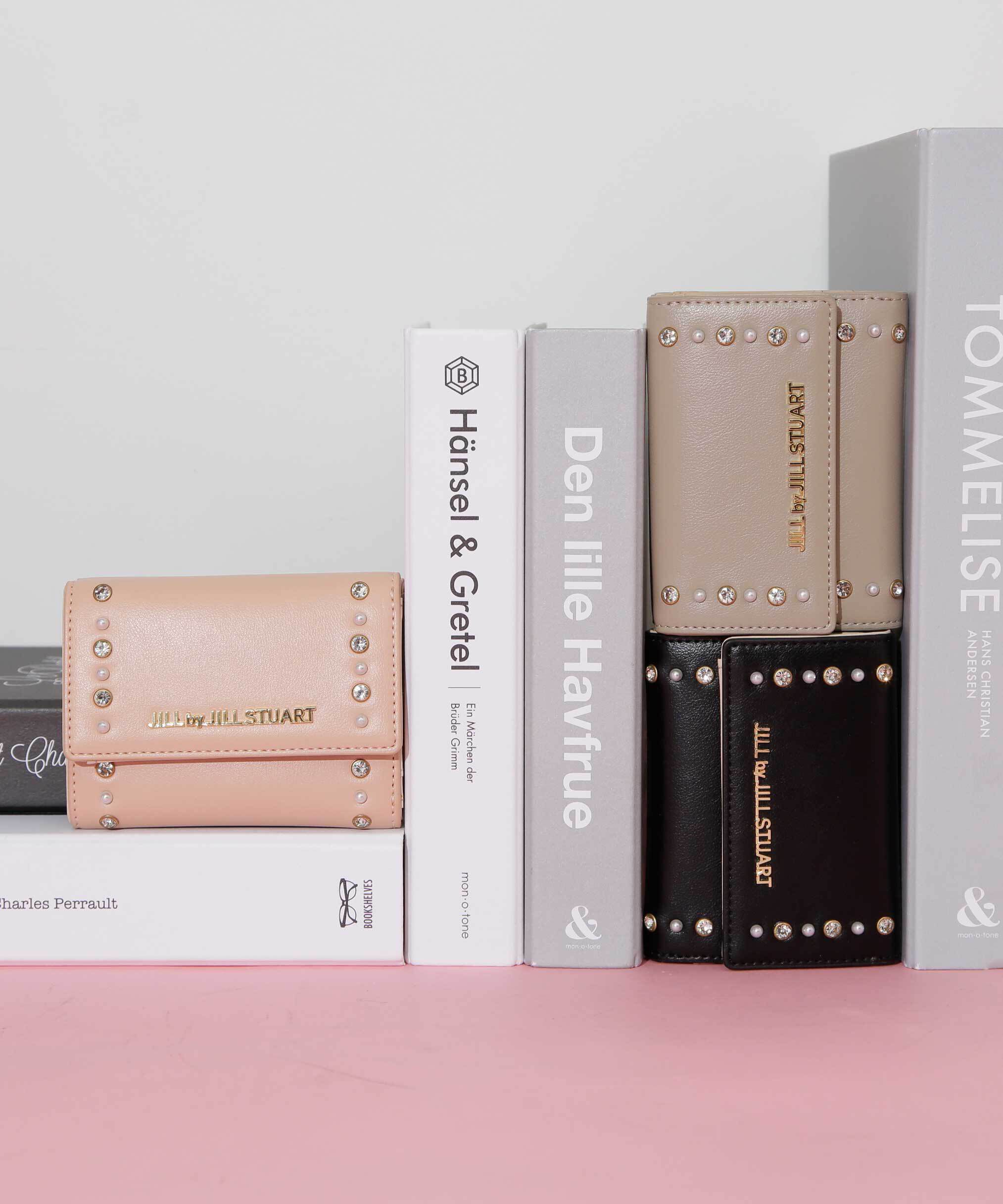  「パールラインミニウォレット」|財布|ピンク