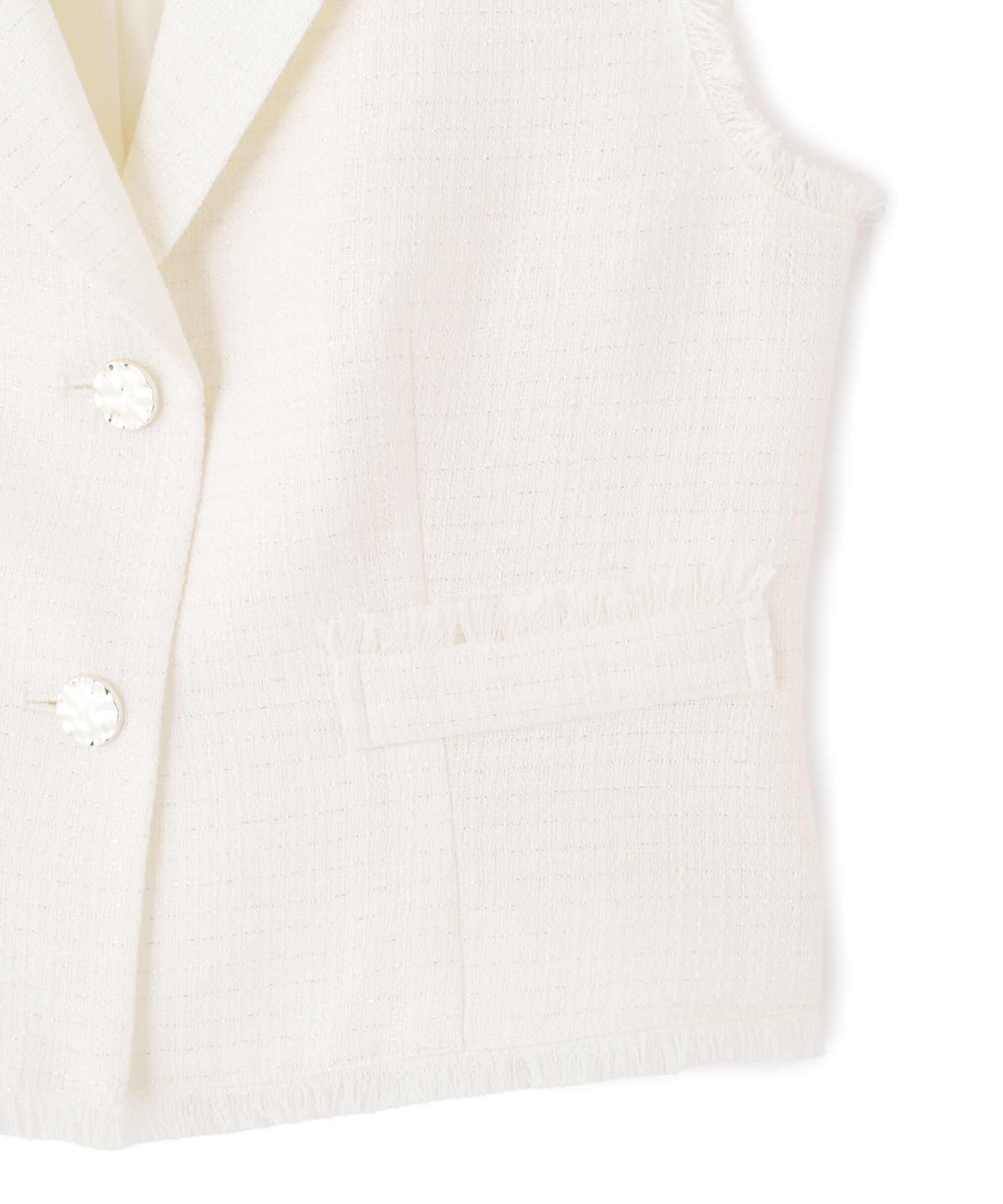  「ショート丈テーラードジレ」|その他|