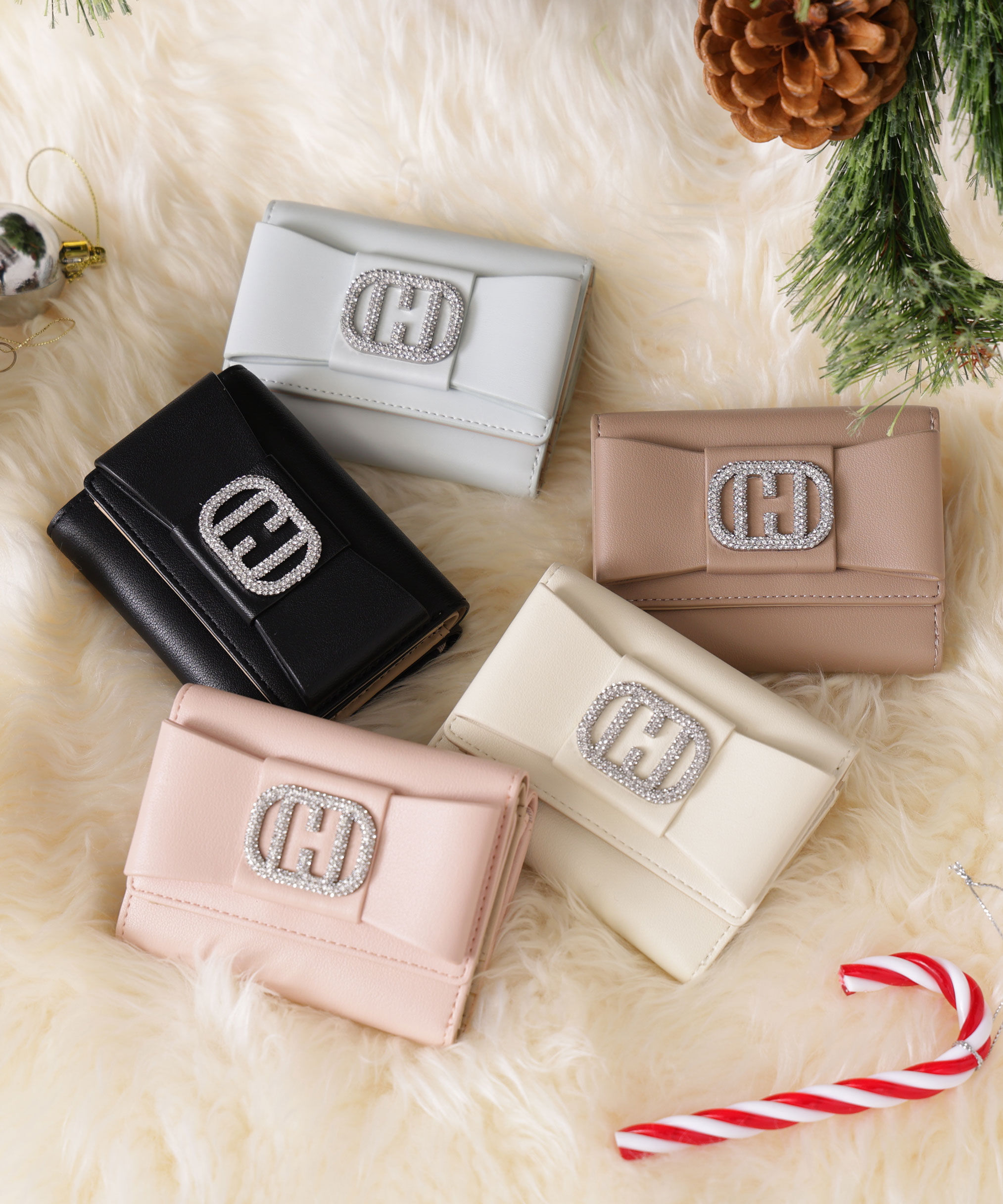  「wink J ミニウォレット」|財布|ブラック