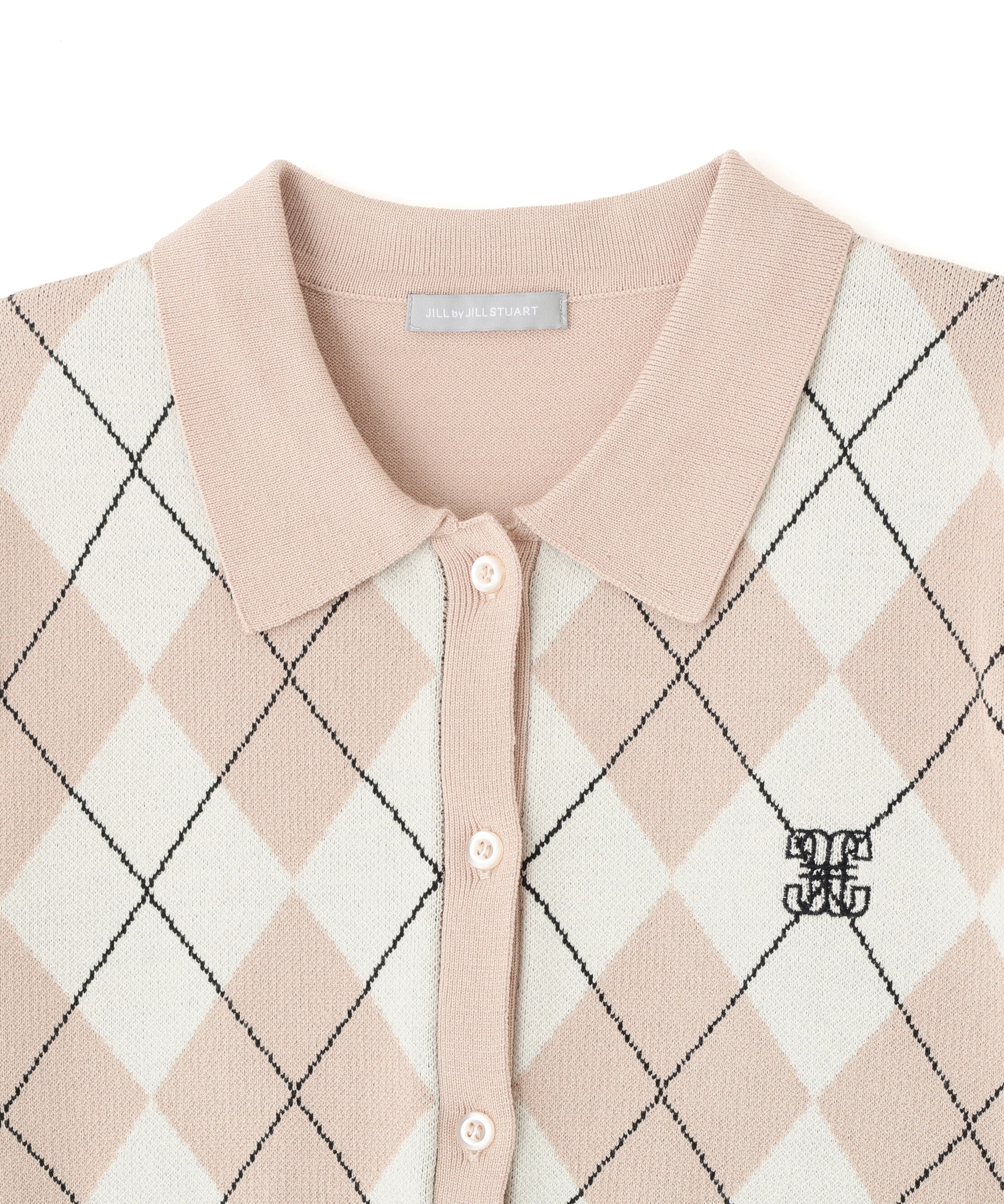  「ポロ衿アーガイルニット」|ニット・セーター|