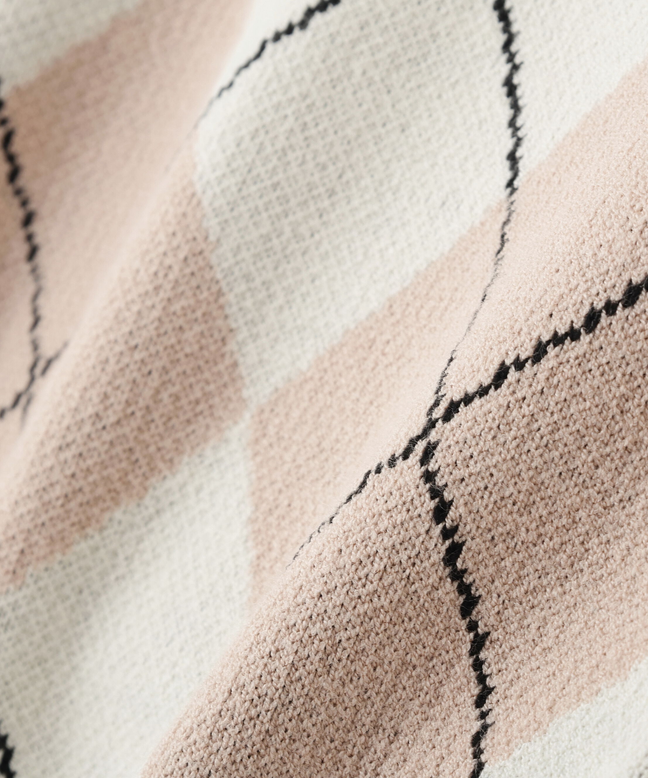  「ポロ衿アーガイルニット」|ニット・セーター|