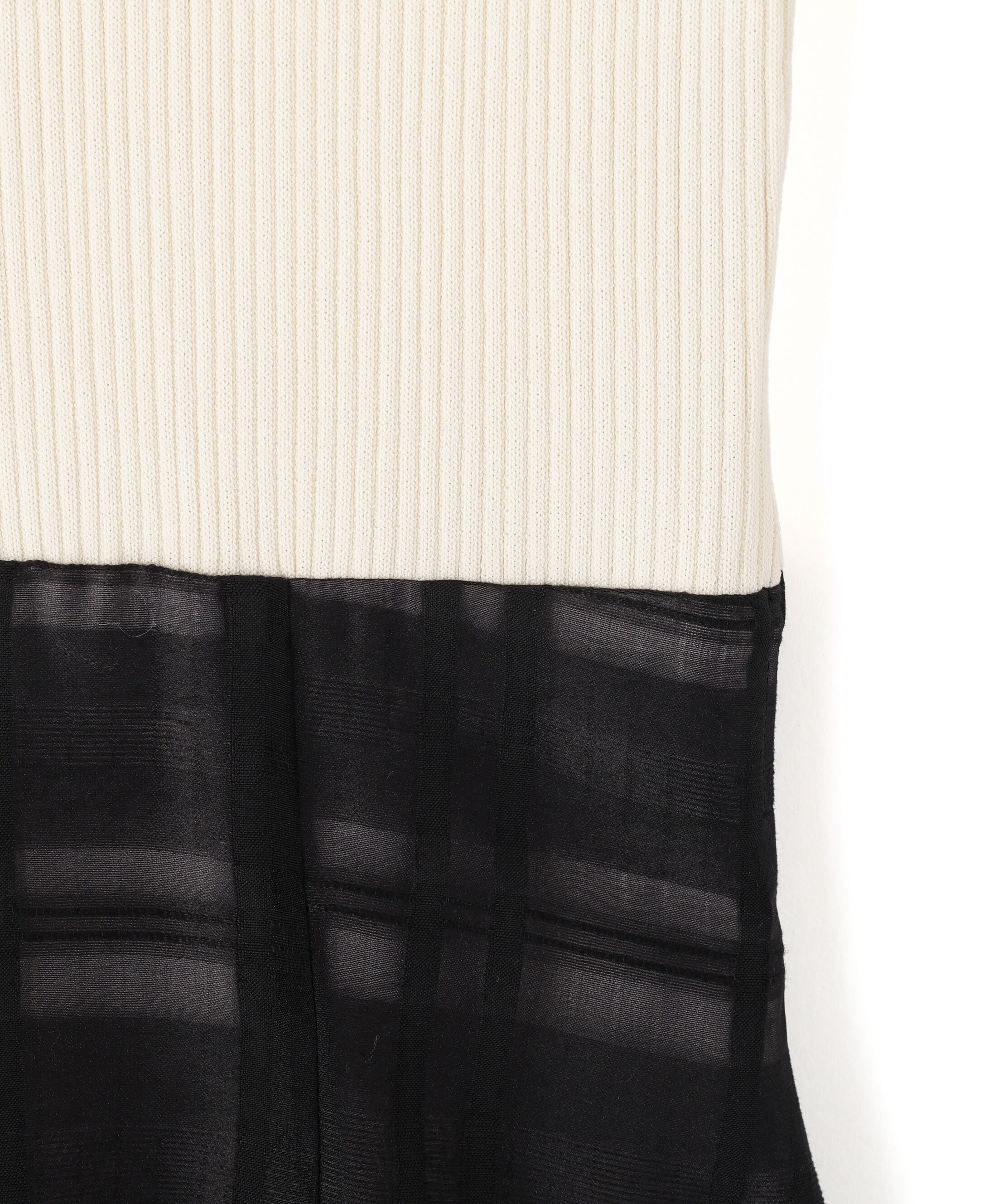  「ポロ衿ドッキングワンピース」|ワンピース|