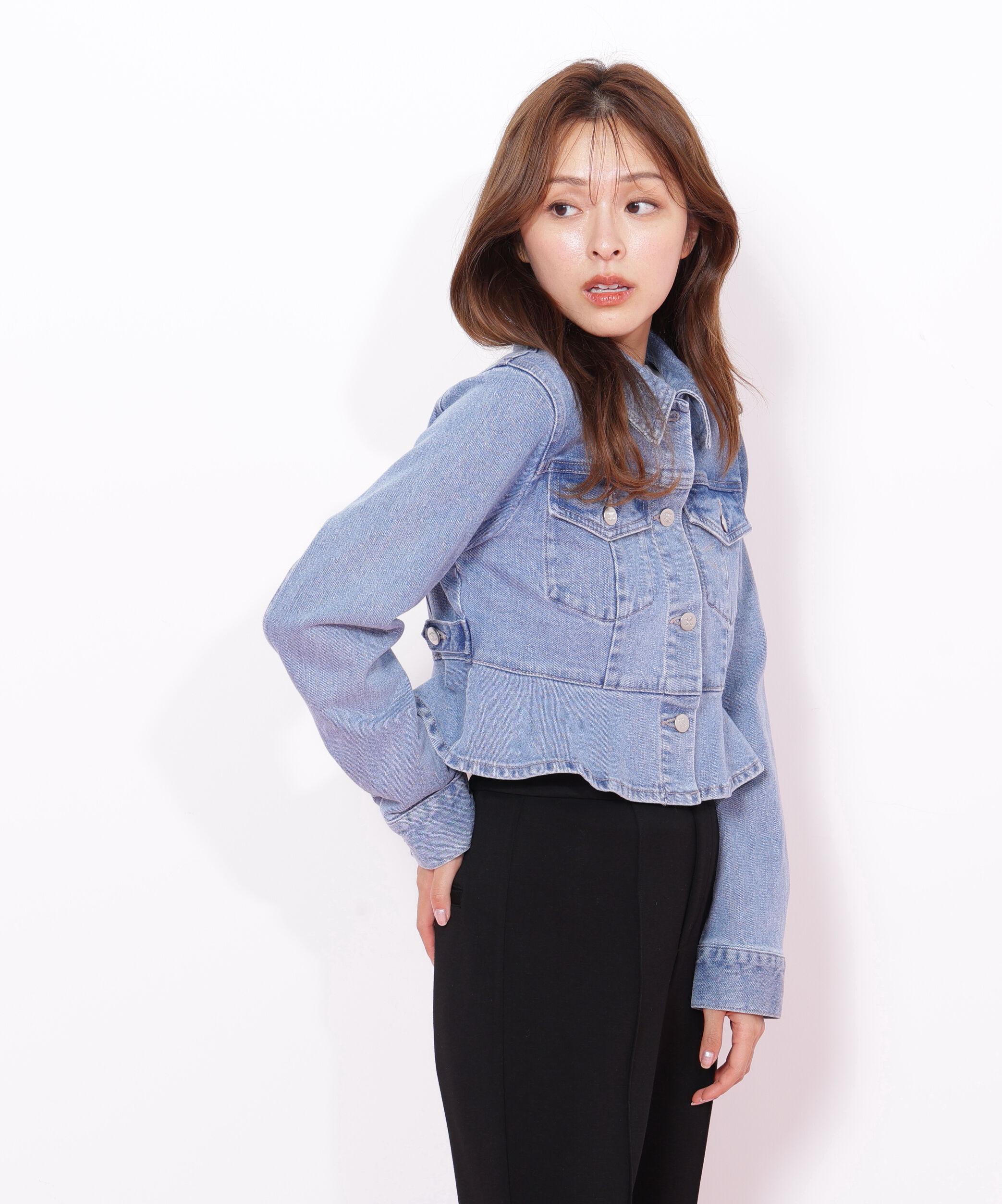  「ペプラムデニムジャケット」|その他|