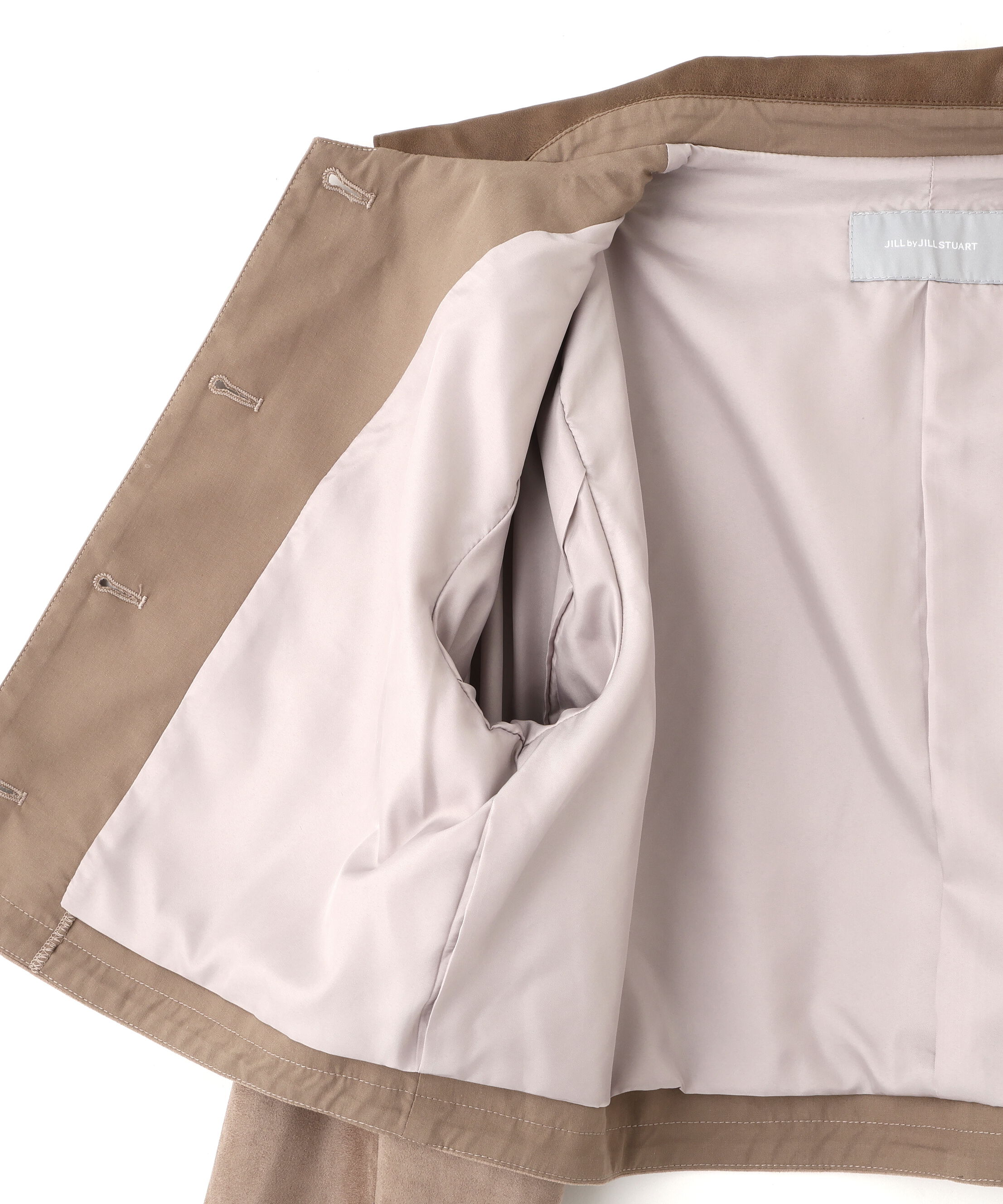  「フェイクスエード短丈ブルゾン」|その他|