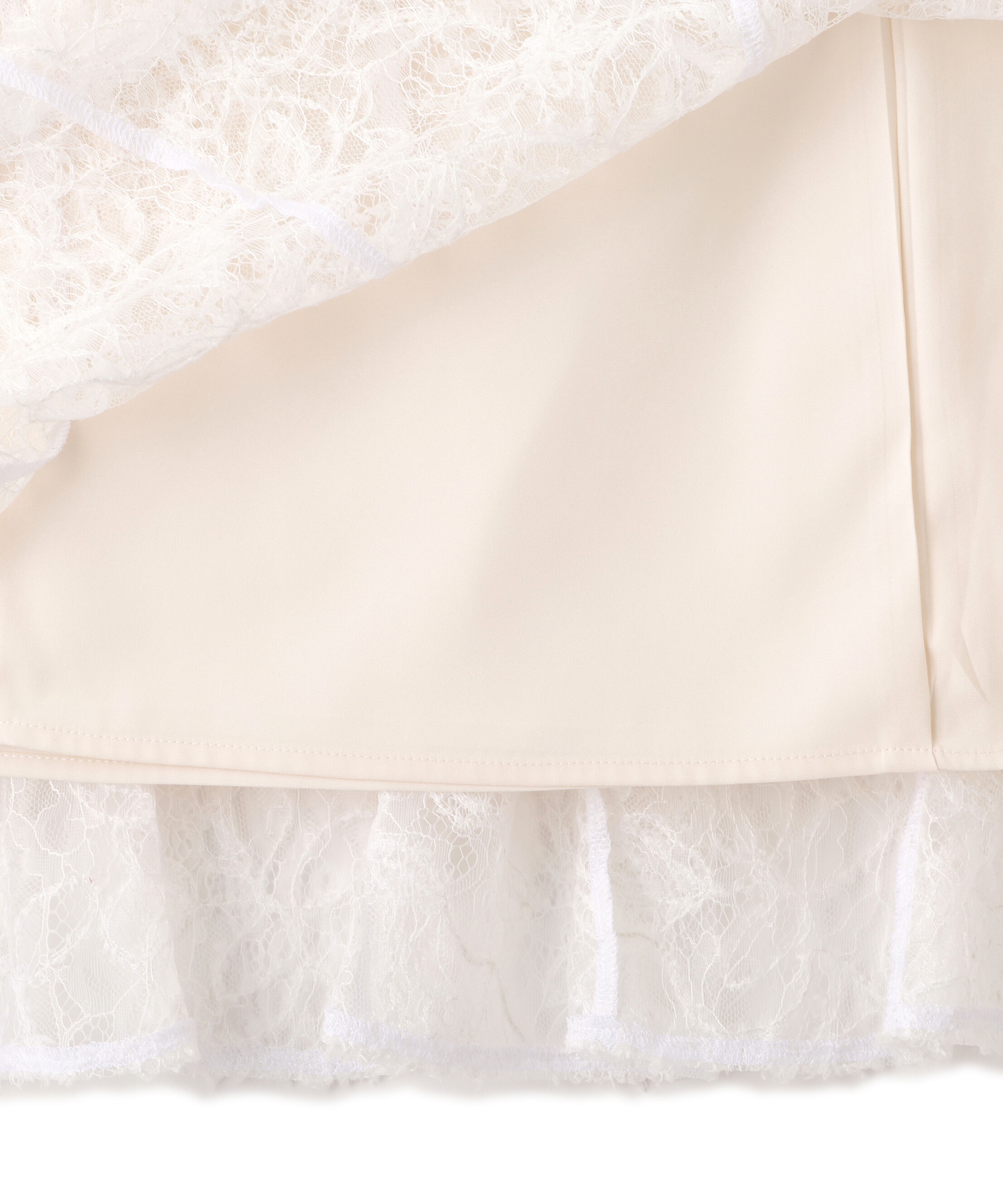  「モール刺繍レースマーメイドスカート」|スカート|