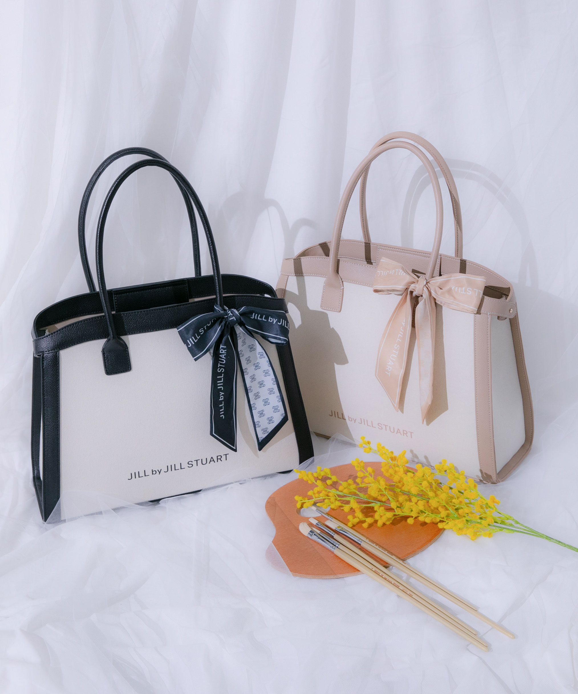  「バイカラーコンビトート大」|その他|ブラック