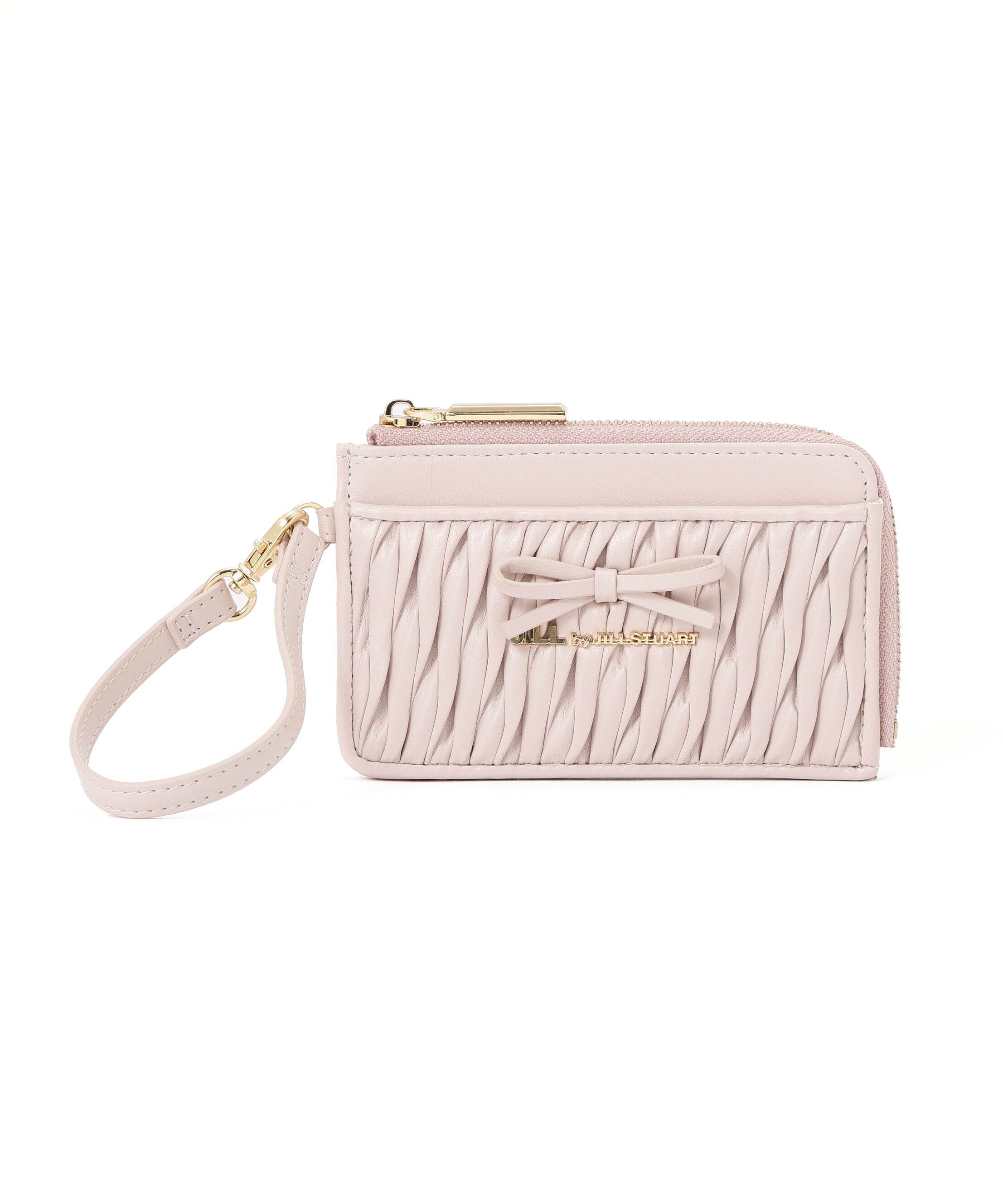  「ミニリボンパフィフラグメントケース」|財布|ピンク