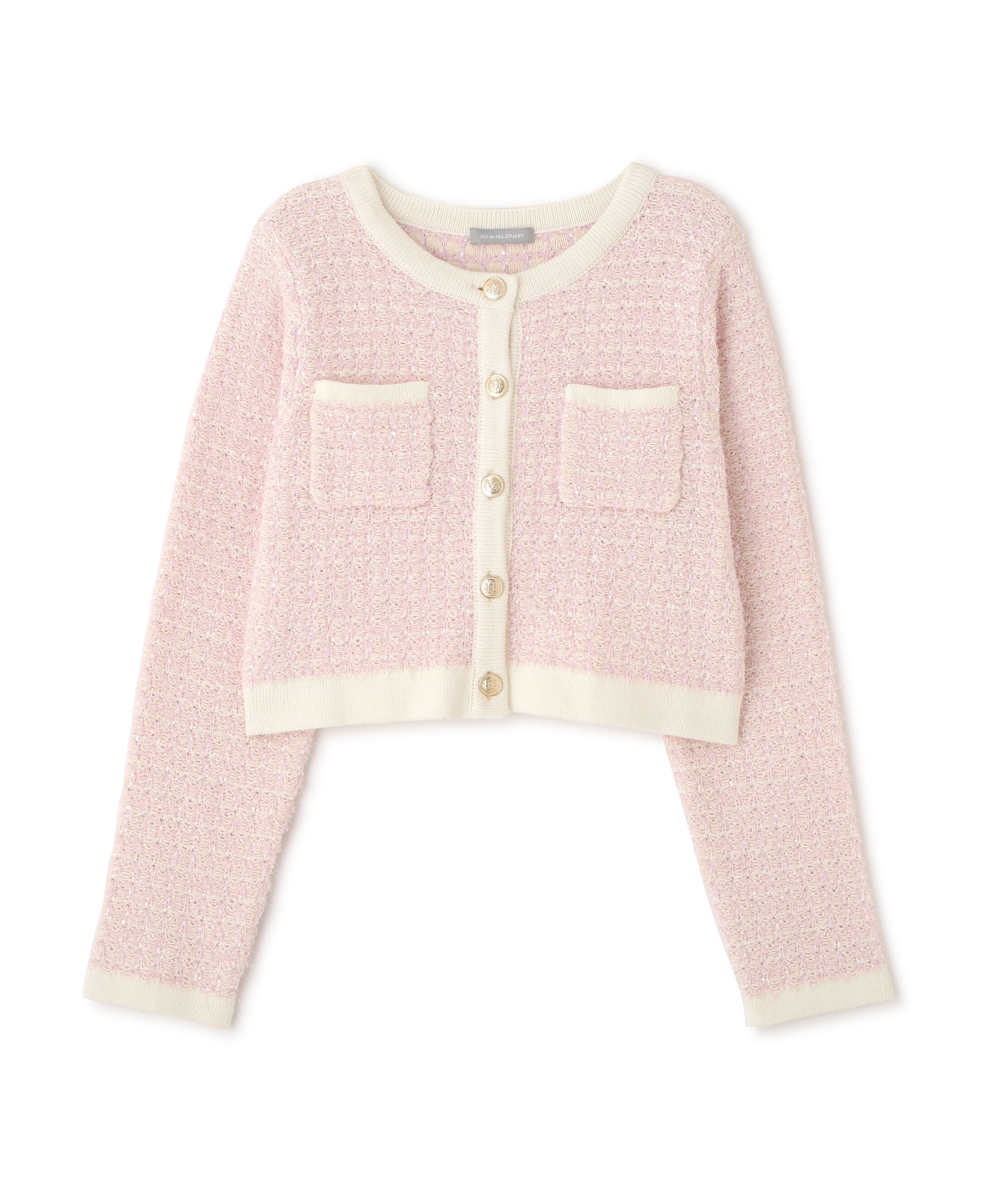  「ミックスツイードニットジャケット」|ニット・セーター|