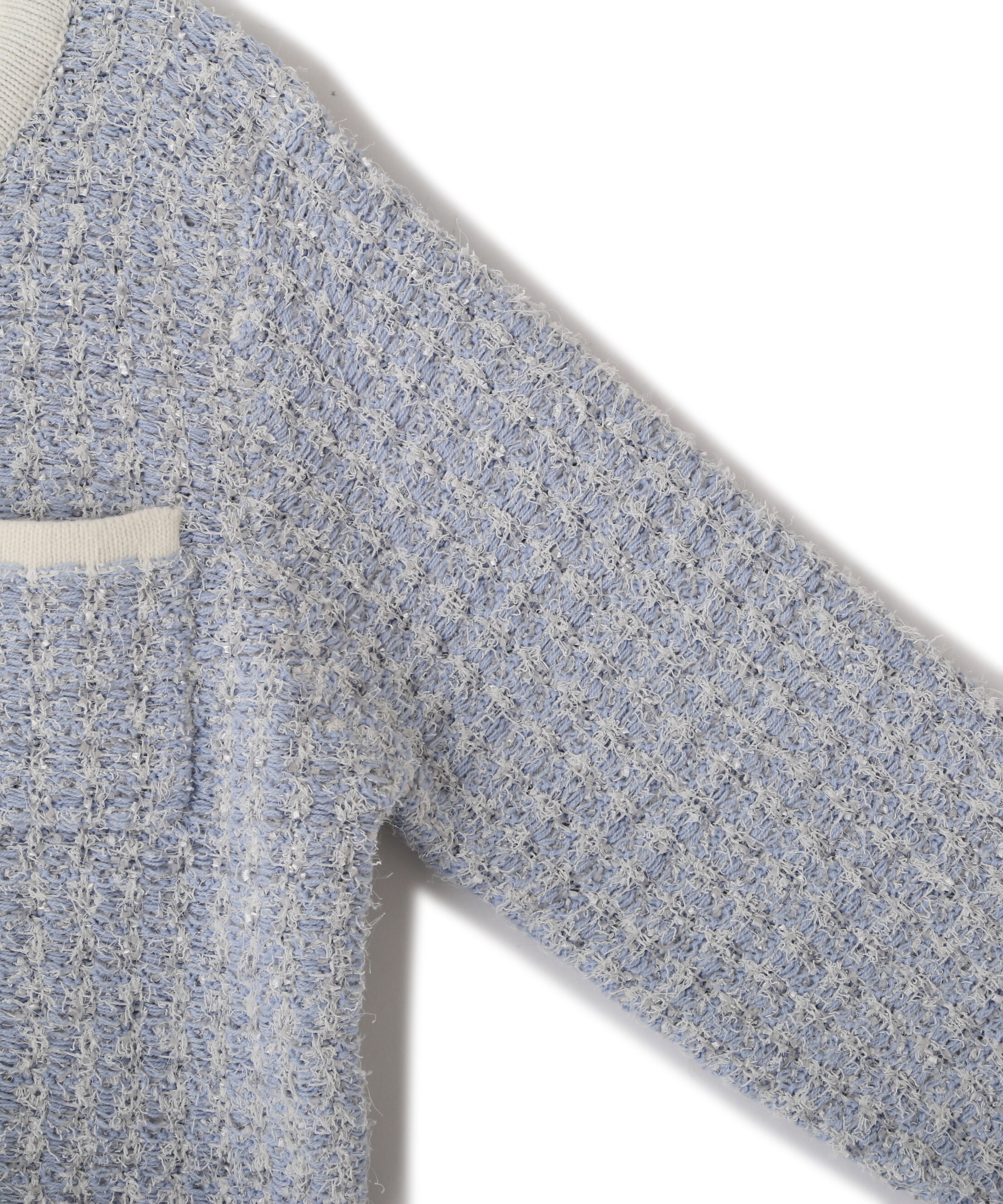  「ミックスツイードニットジャケット」|ニット・セーター|