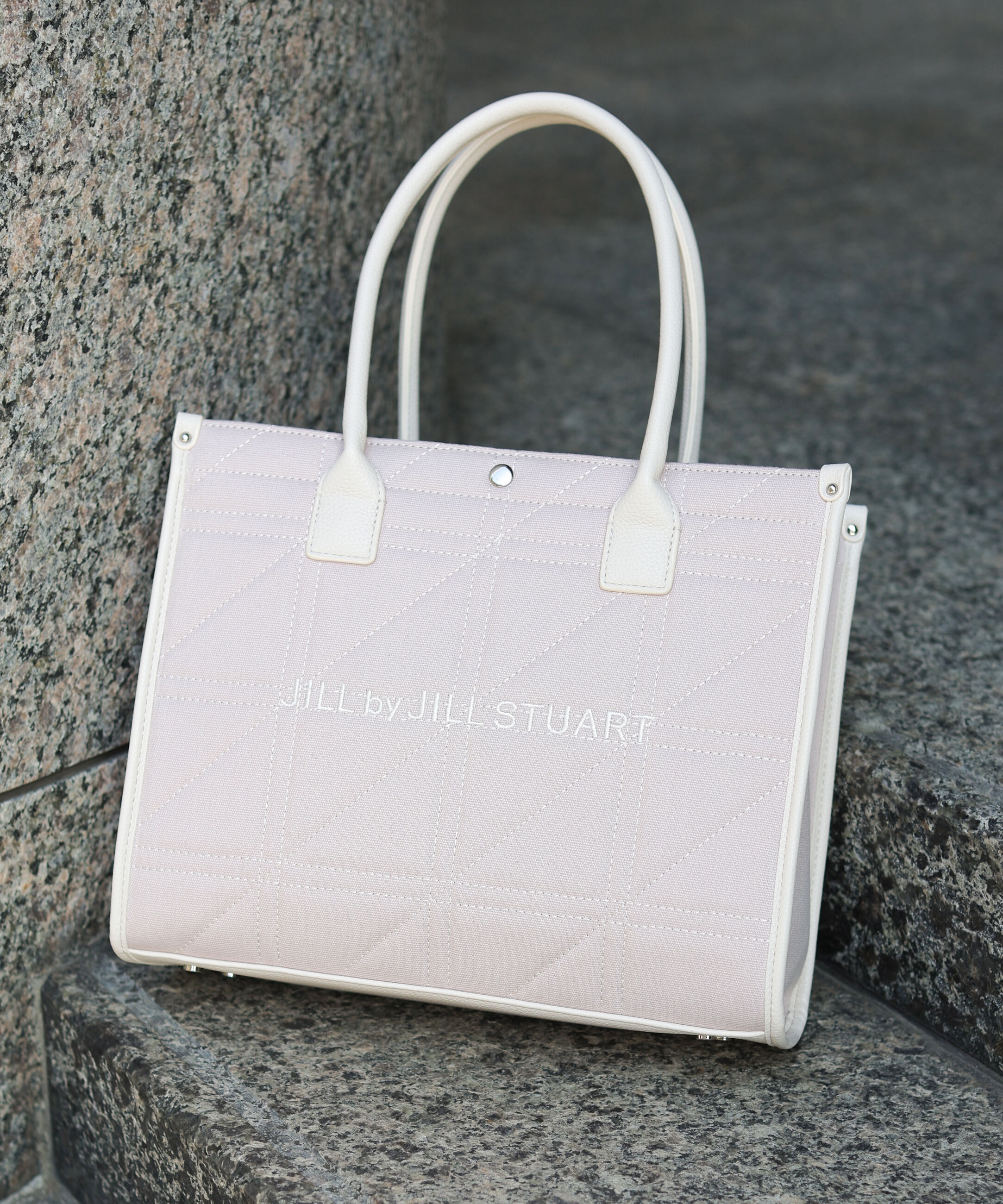  「ステッチパイピングトート大」|その他|ピンク