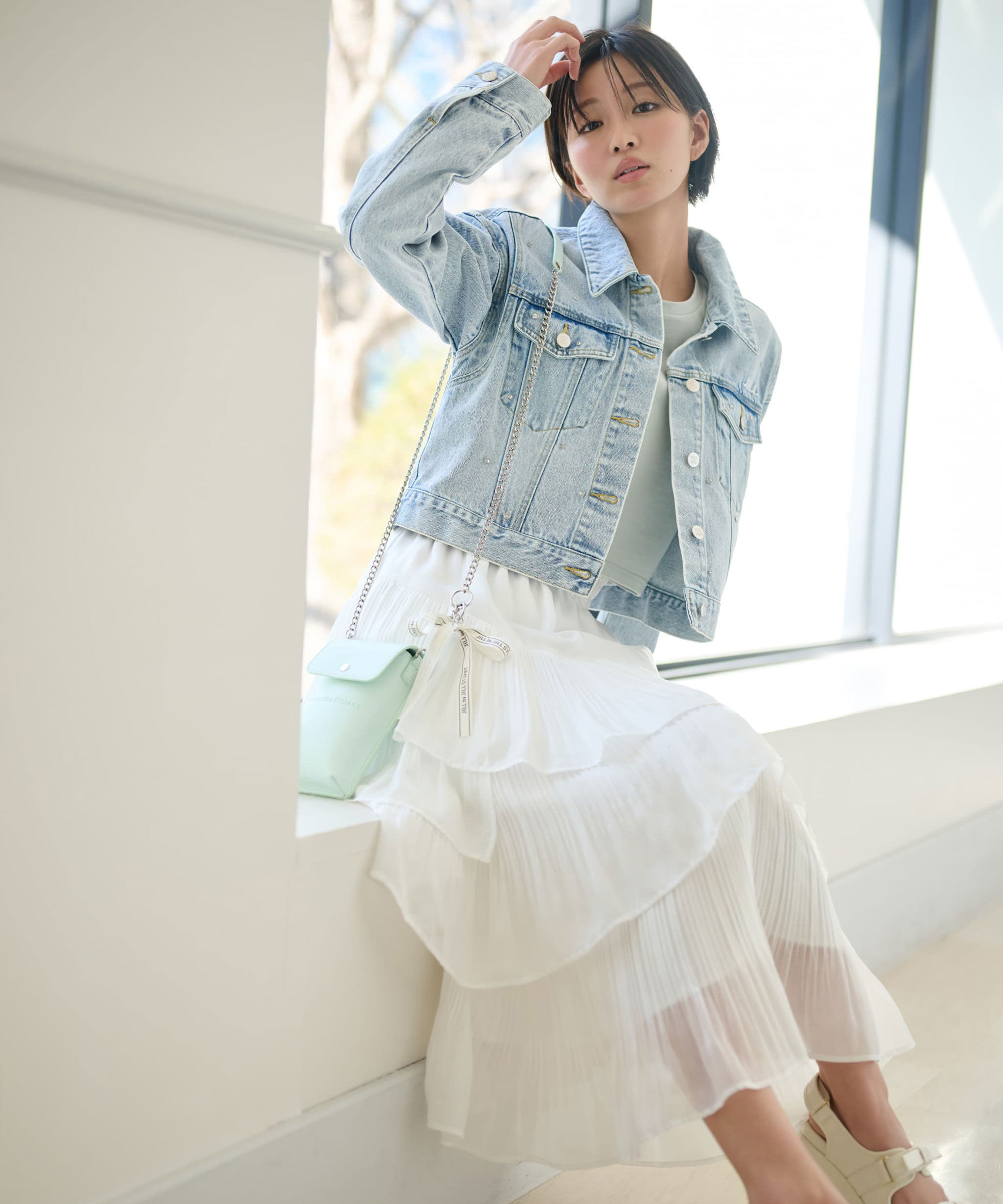  「構築パネルデニムジャケット」|その他|