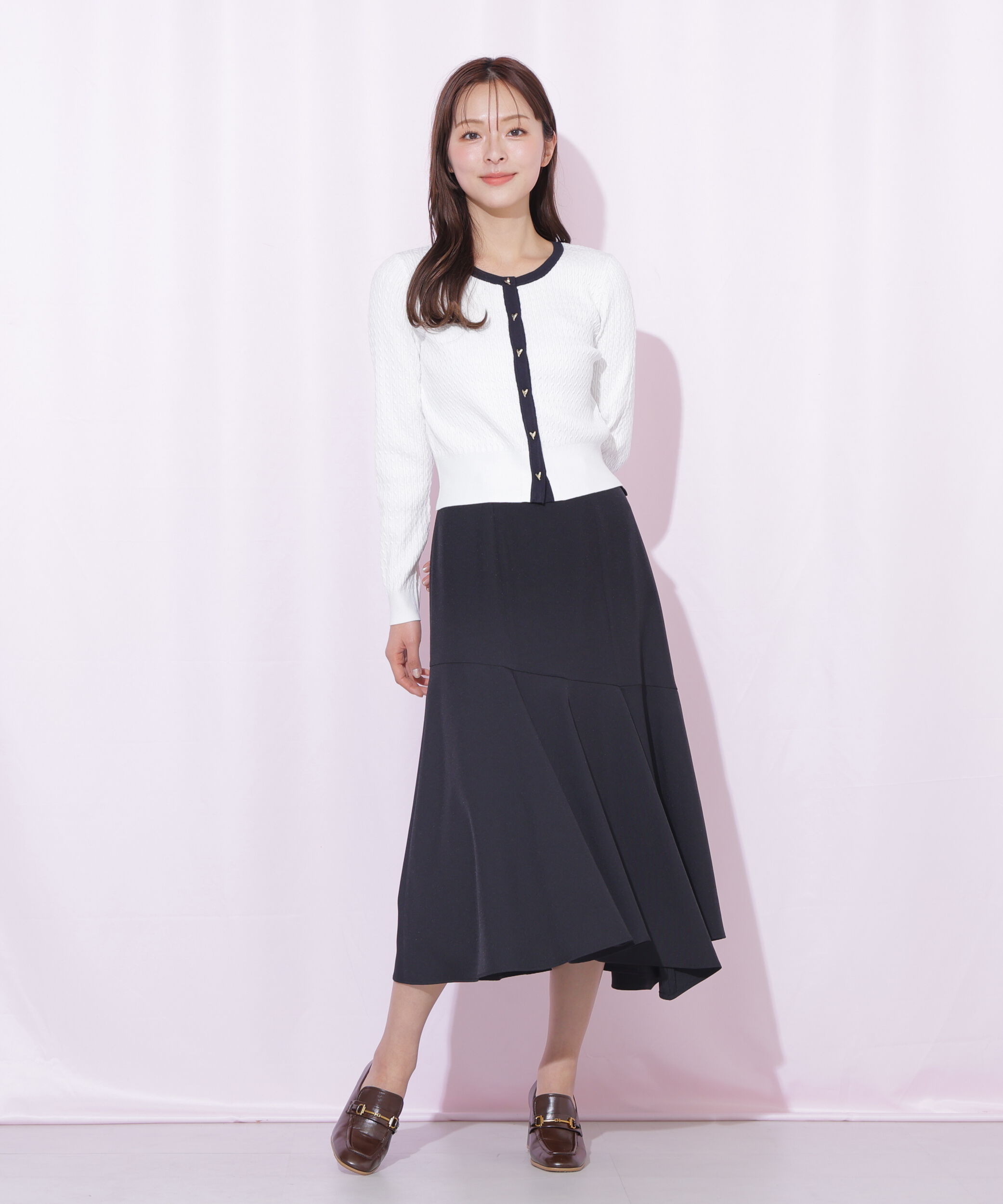  「ＵＶミニケーブルカーディガン」|ニット・セーター|