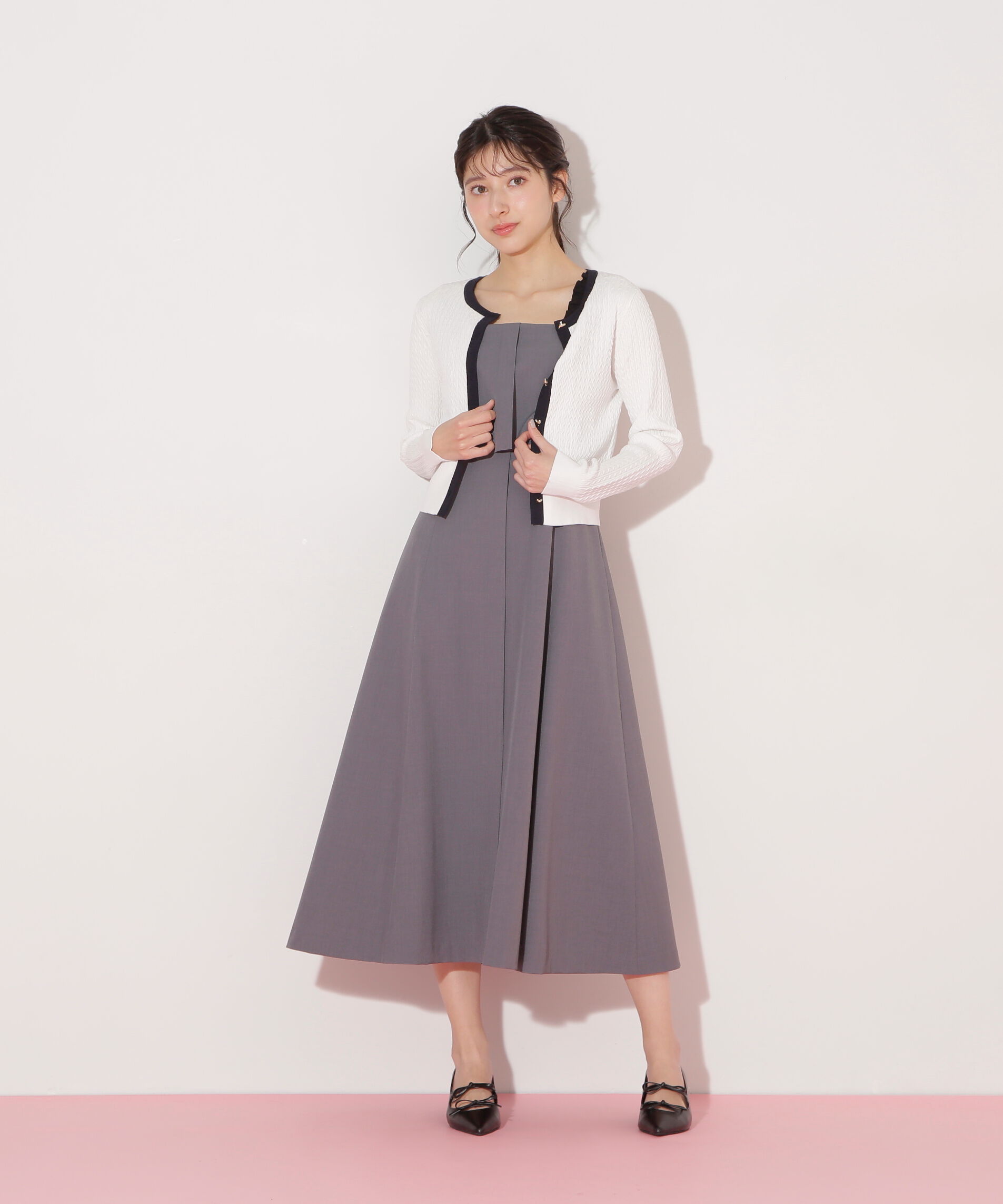  「ＵＶミニケーブルカーディガン」|ニット・セーター|