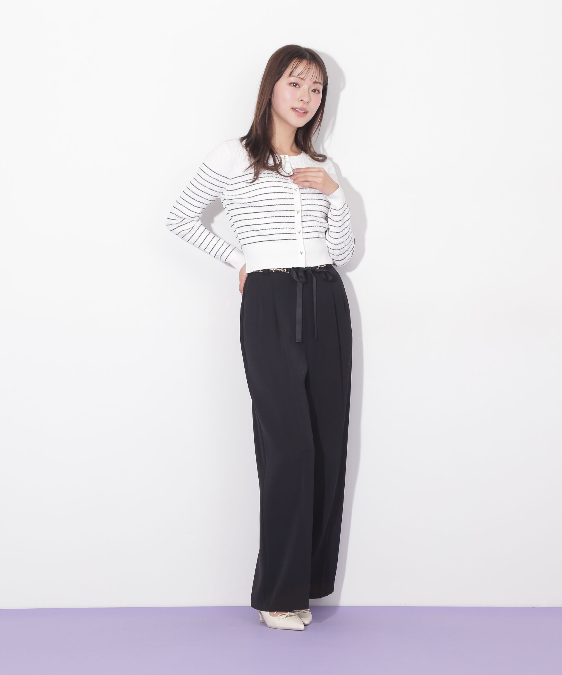  「ＵＶミニケーブルカーディガン」|ニット・セーター|