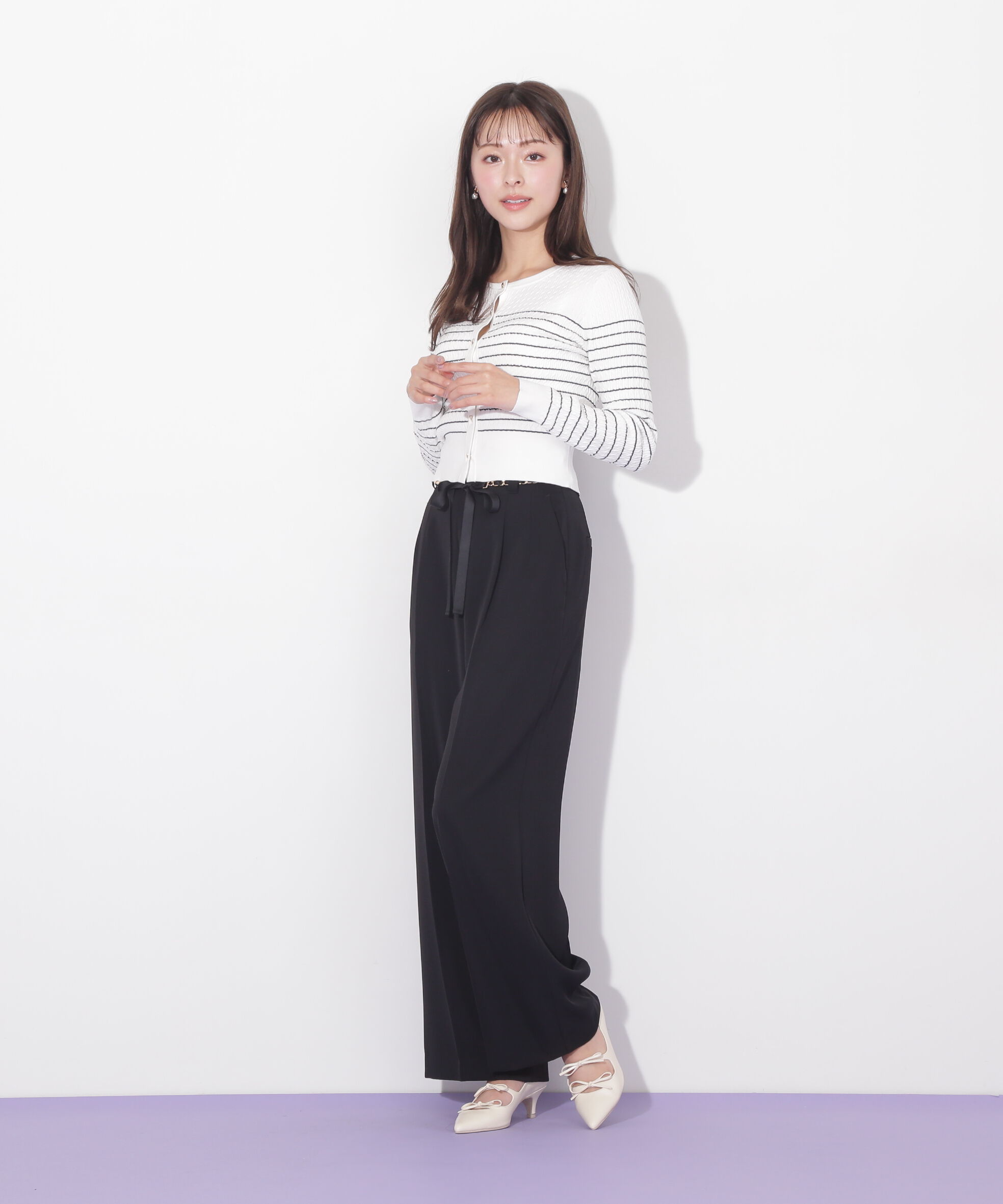  「ＵＶミニケーブルカーディガン」|ニット・セーター|