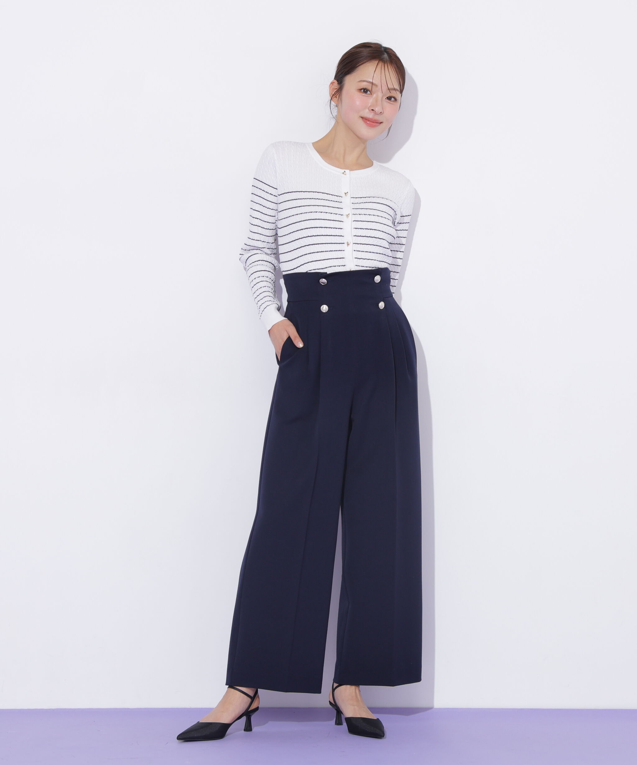  「ＵＶミニケーブルカーディガン」|ニット・セーター|