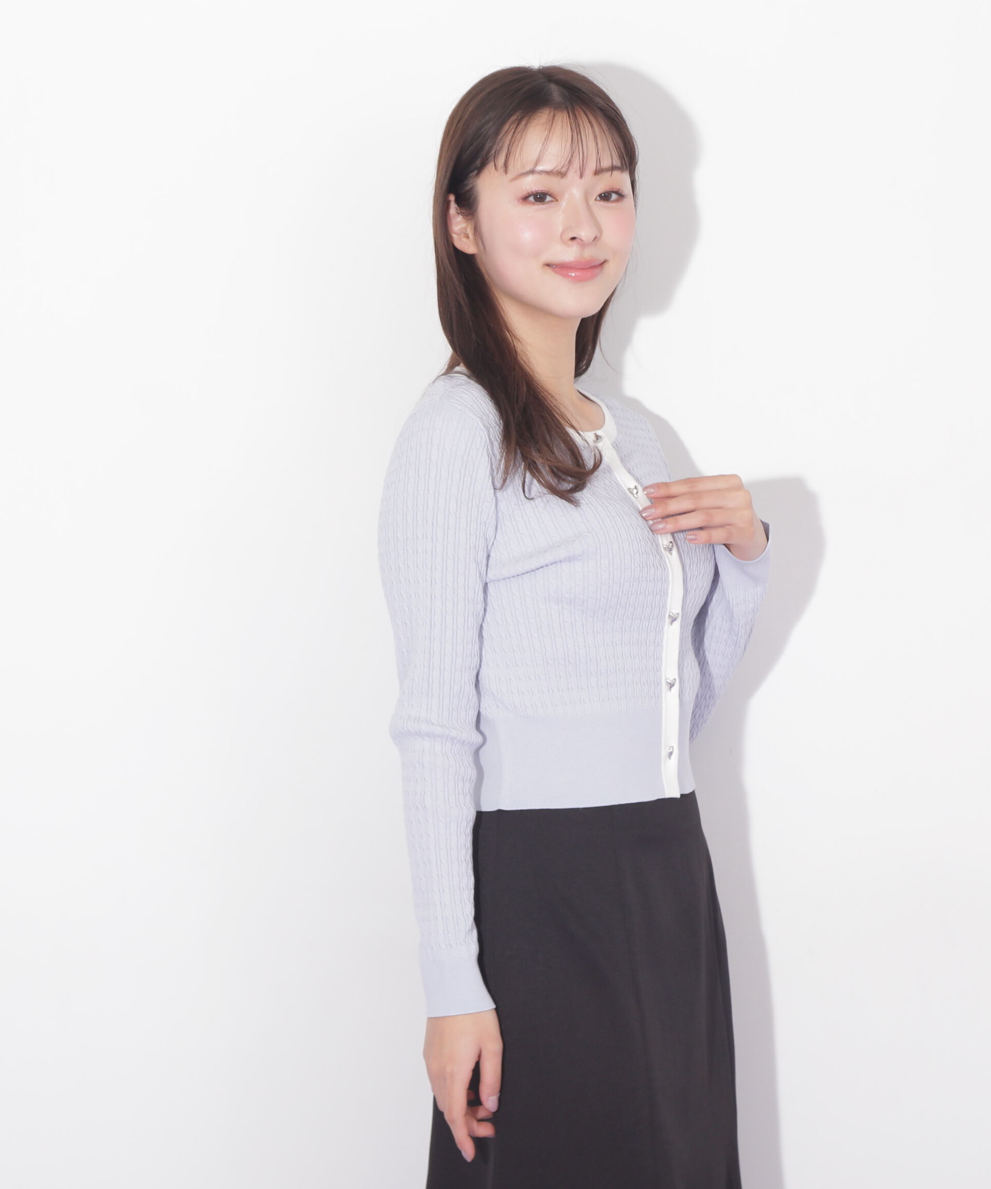  「ＵＶミニケーブルカーディガン」|ニット・セーター|