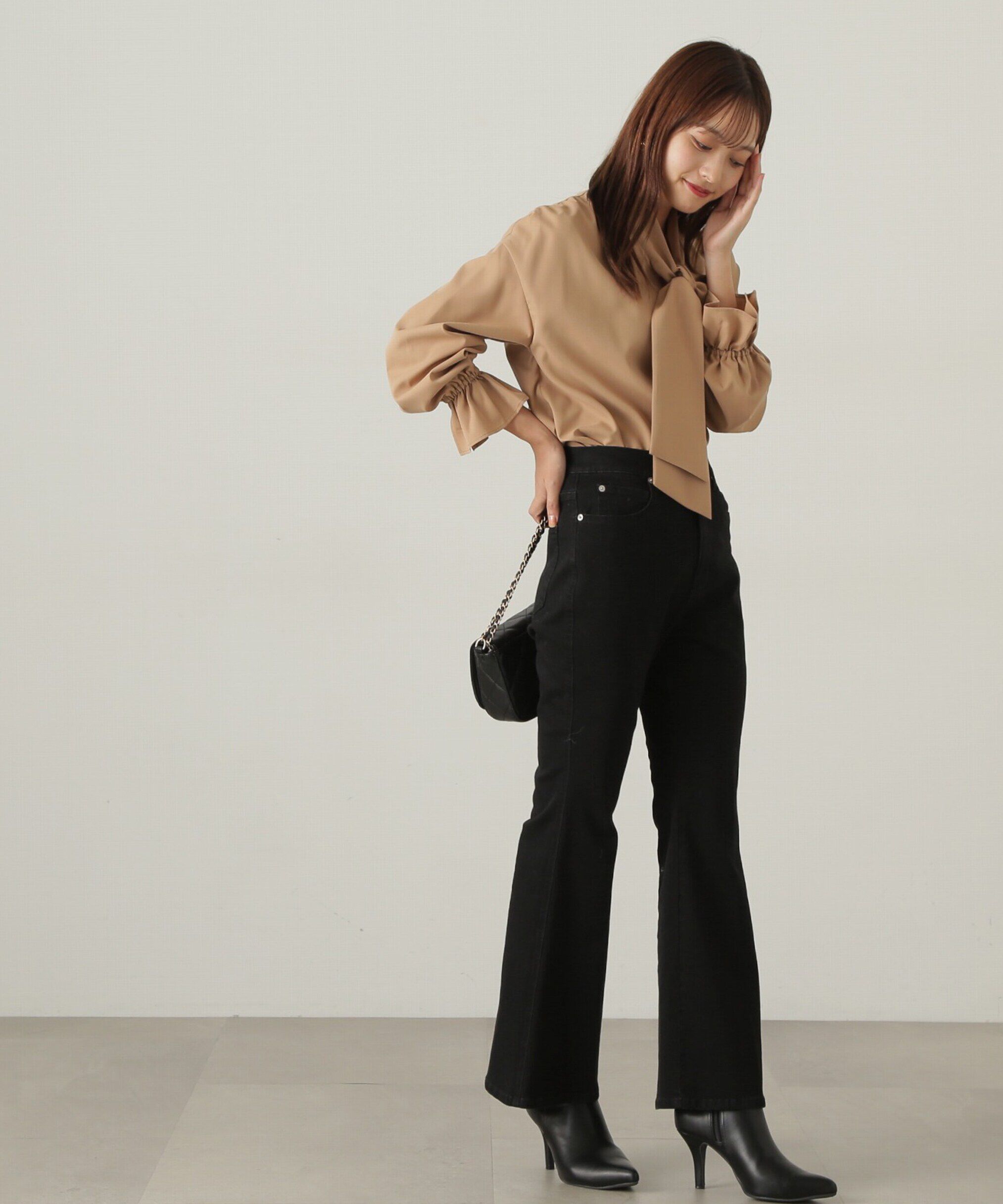 PROPORTION BODY DRESSING「ベルボトムデニムパンツ24AW」|その他|