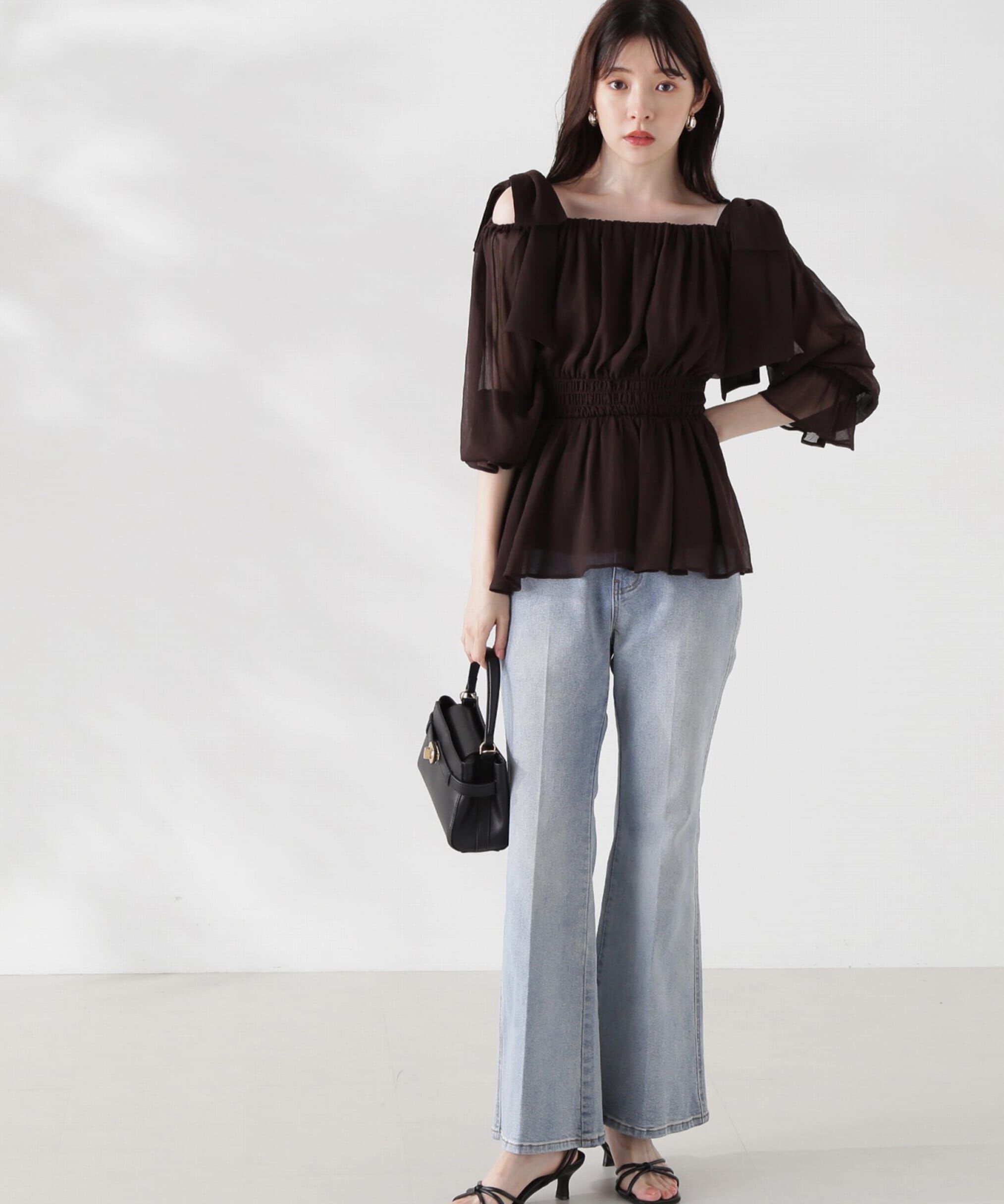 PROPORTION BODY DRESSING「ベルボトムデニムパンツ24AW」|その他|