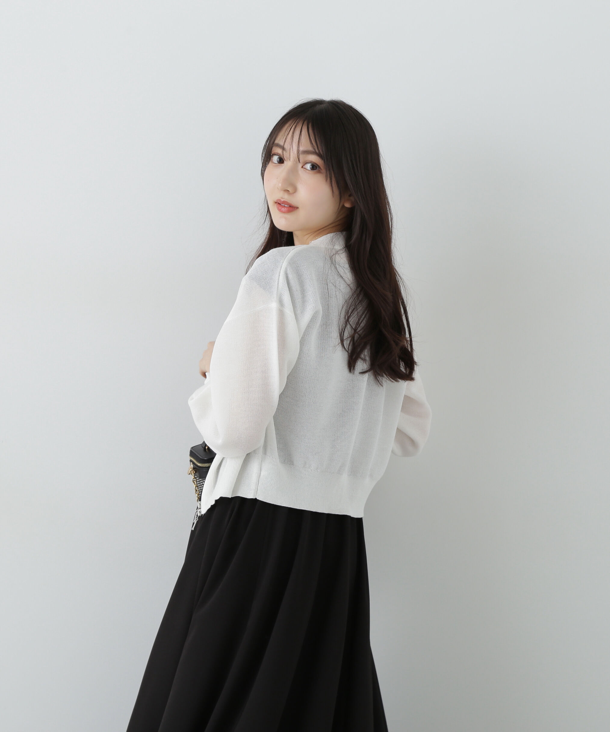 PROPORTION BODY DRESSING「シアーニットブルゾン」|ブルゾン・スタジャン|