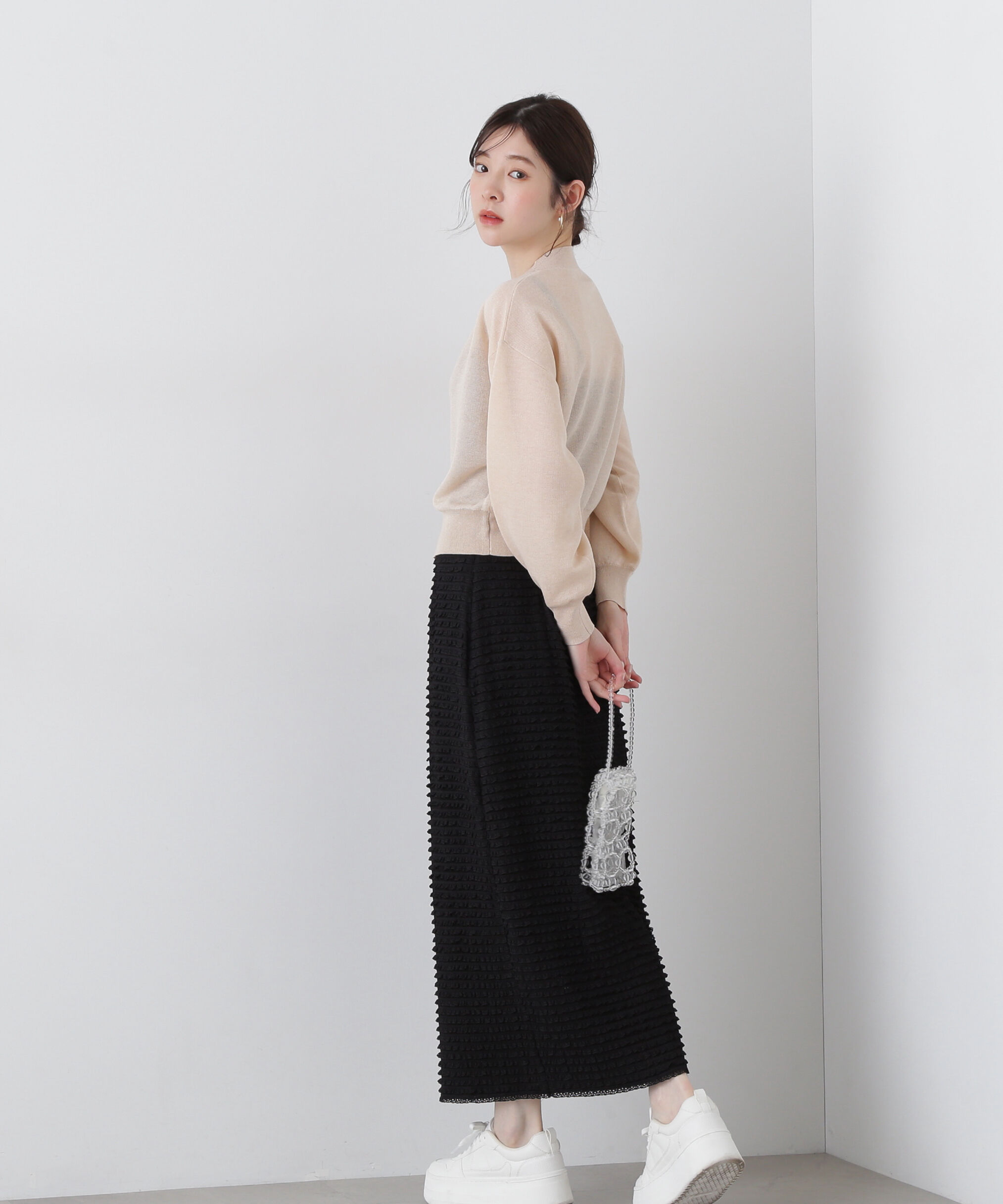 PROPORTION BODY DRESSING「シアーニットブルゾン」|ブルゾン・スタジャン|