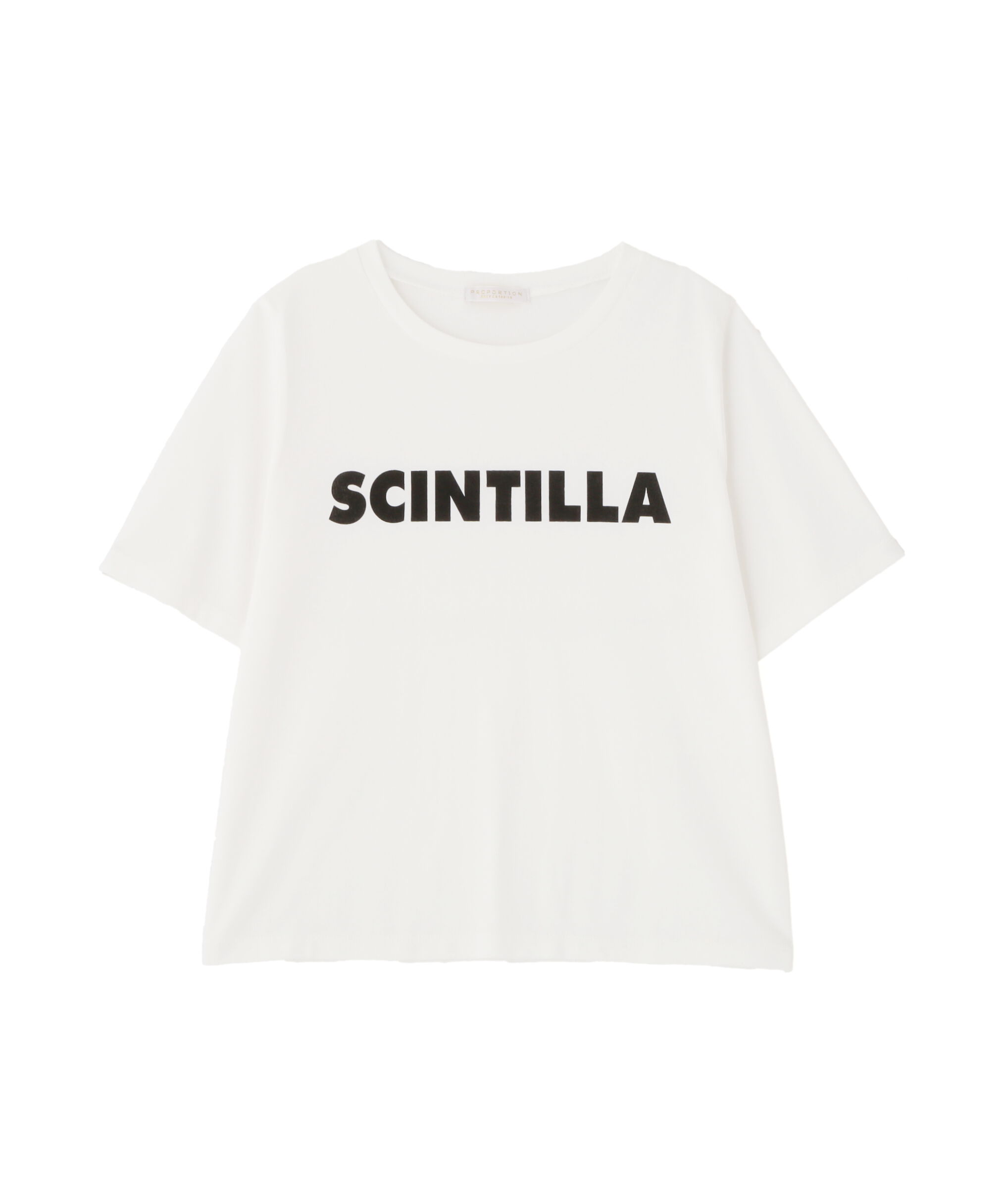 PROPORTION BODY DRESSING「＜ウォッシャブル＞ゴシックロゴTシャツ」|Tシャツ・カットソー|