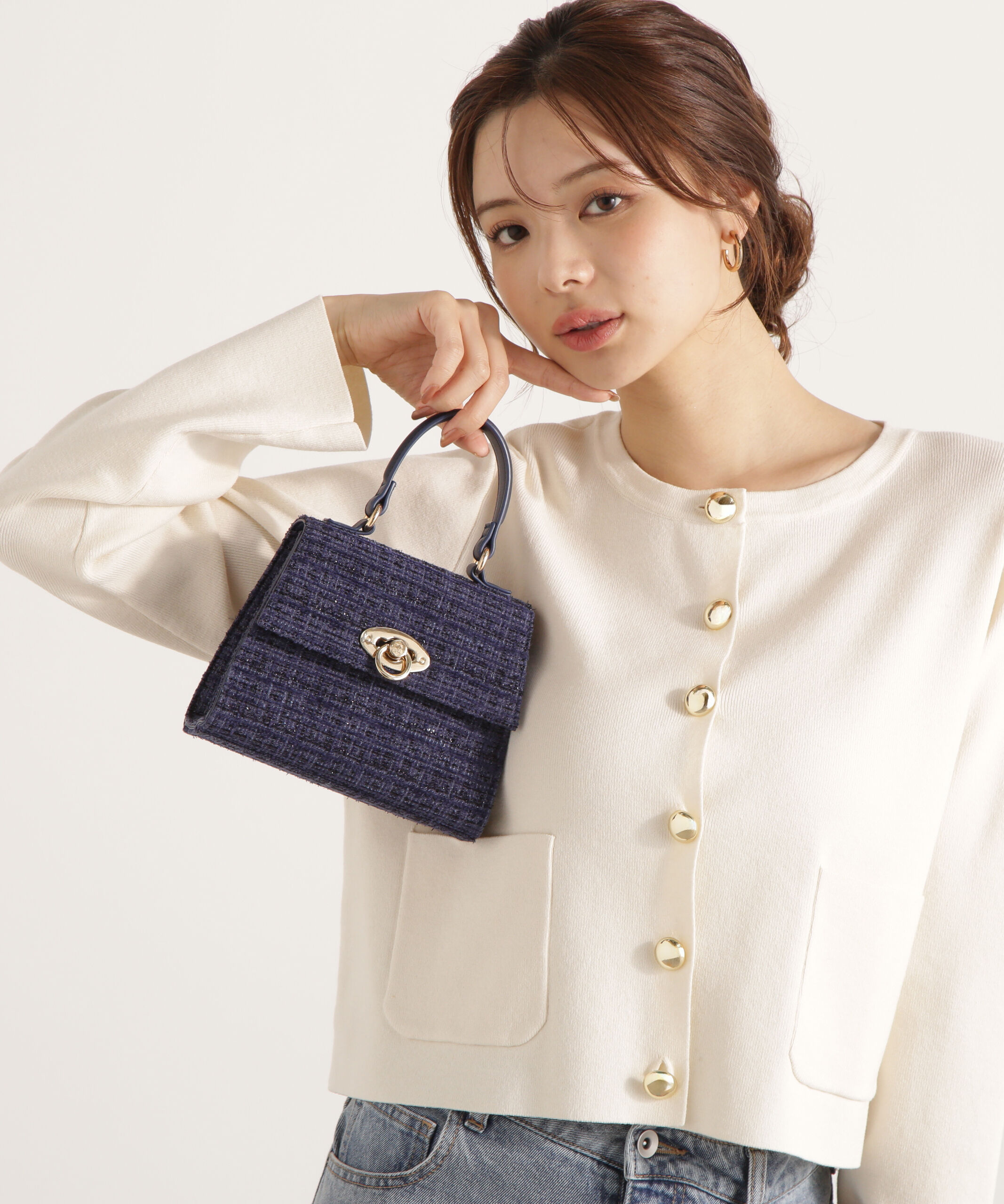 PROPORTION BODY DRESSING「ツイードミニショルダーバッグ」|その他|