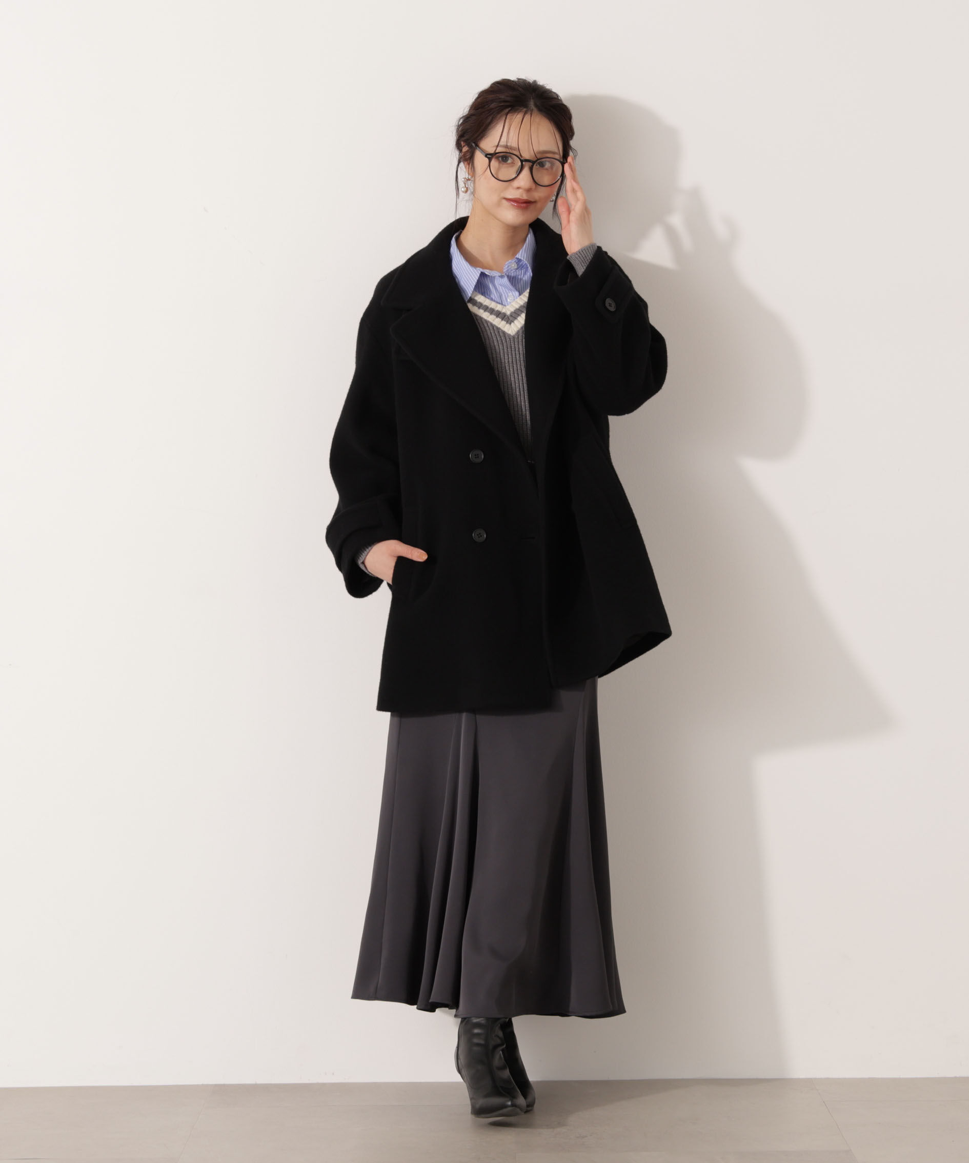 PROPORTION BODY DRESSING「2wayミドルコート 25AW」|ブルゾン・スタジャン|