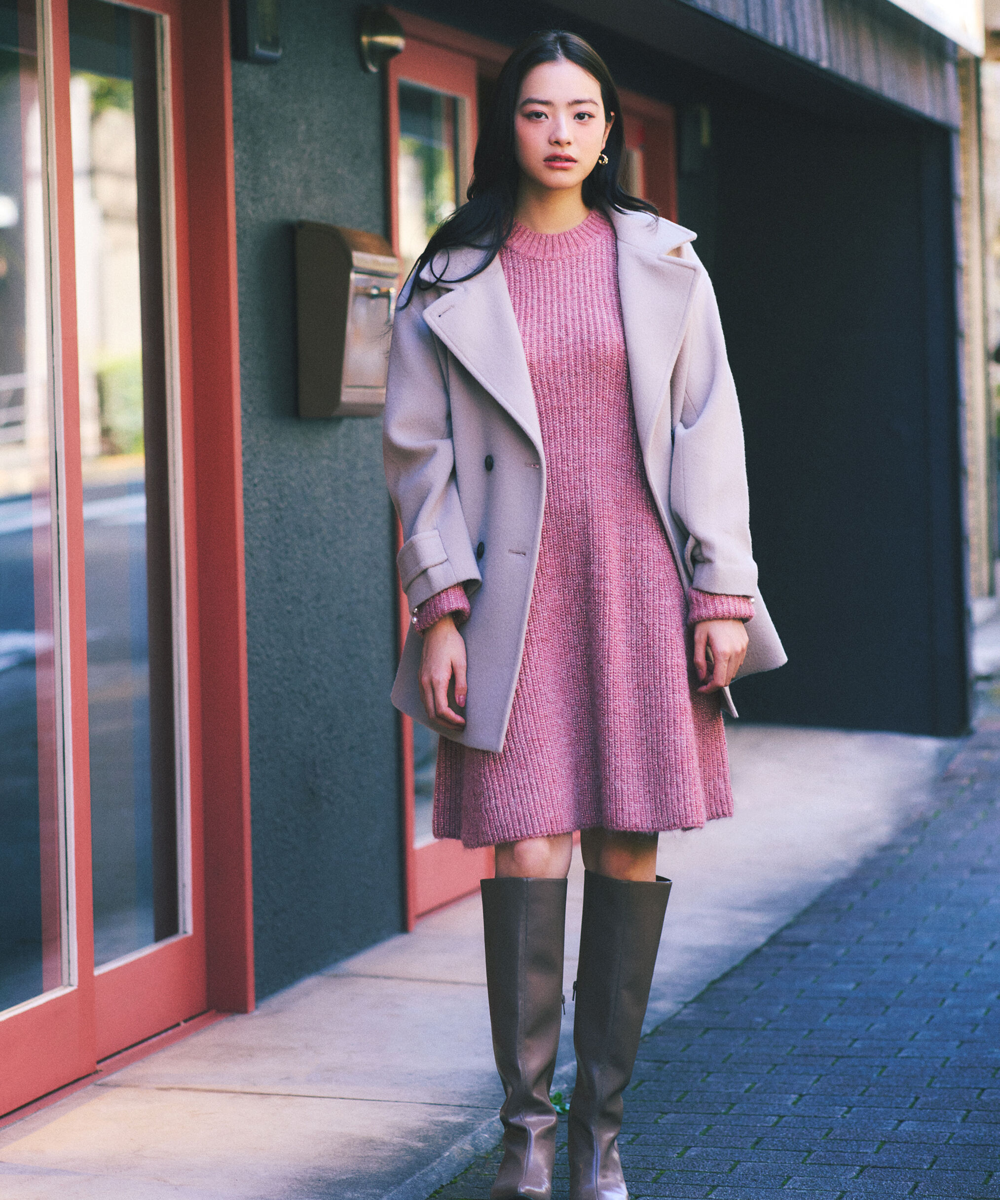 PROPORTION BODY DRESSING「2wayミドルコート 25AW」|ブルゾン・スタジャン|