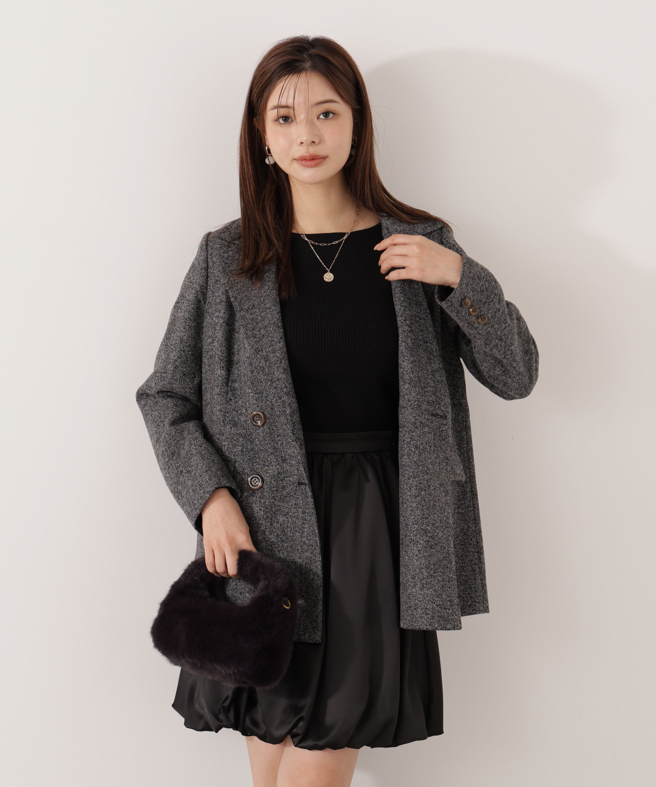 PROPORTION BODY DRESSING「＜ウォッシャブル＞バルーンミニスカート」|スカート|