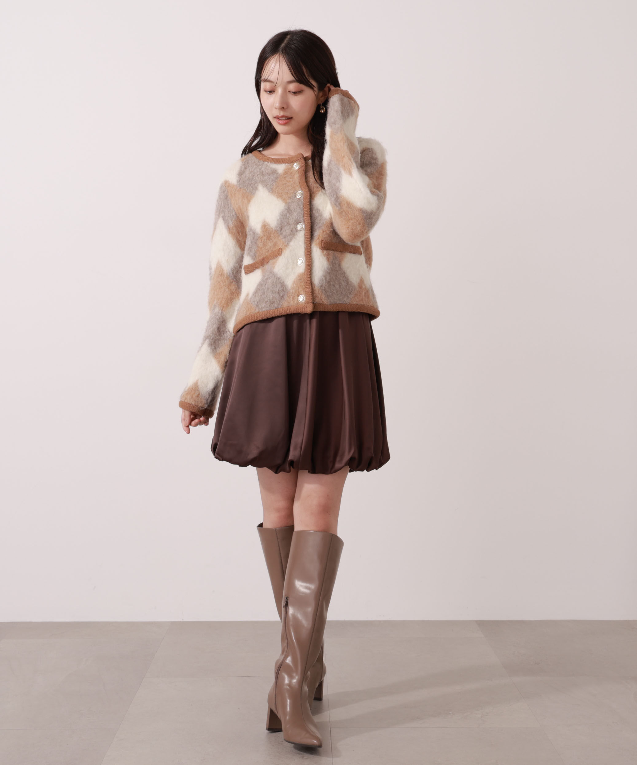 PROPORTION BODY DRESSING「＜ウォッシャブル＞バルーンミニスカート」|スカート|