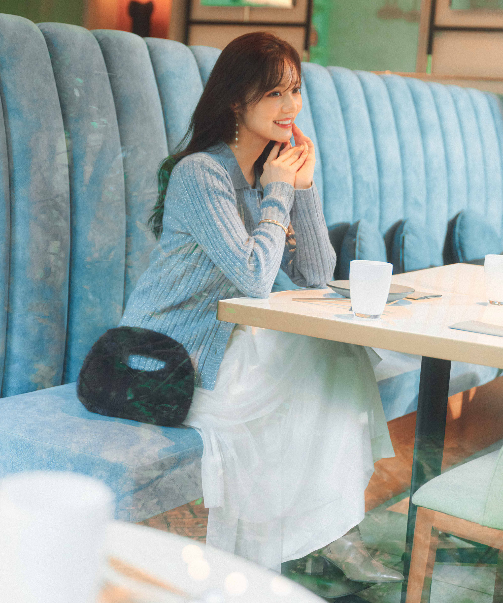 PROPORTION BODY DRESSING「《EDIT COLOGNE》エアリーティアードスカート 25AW」|スカート|