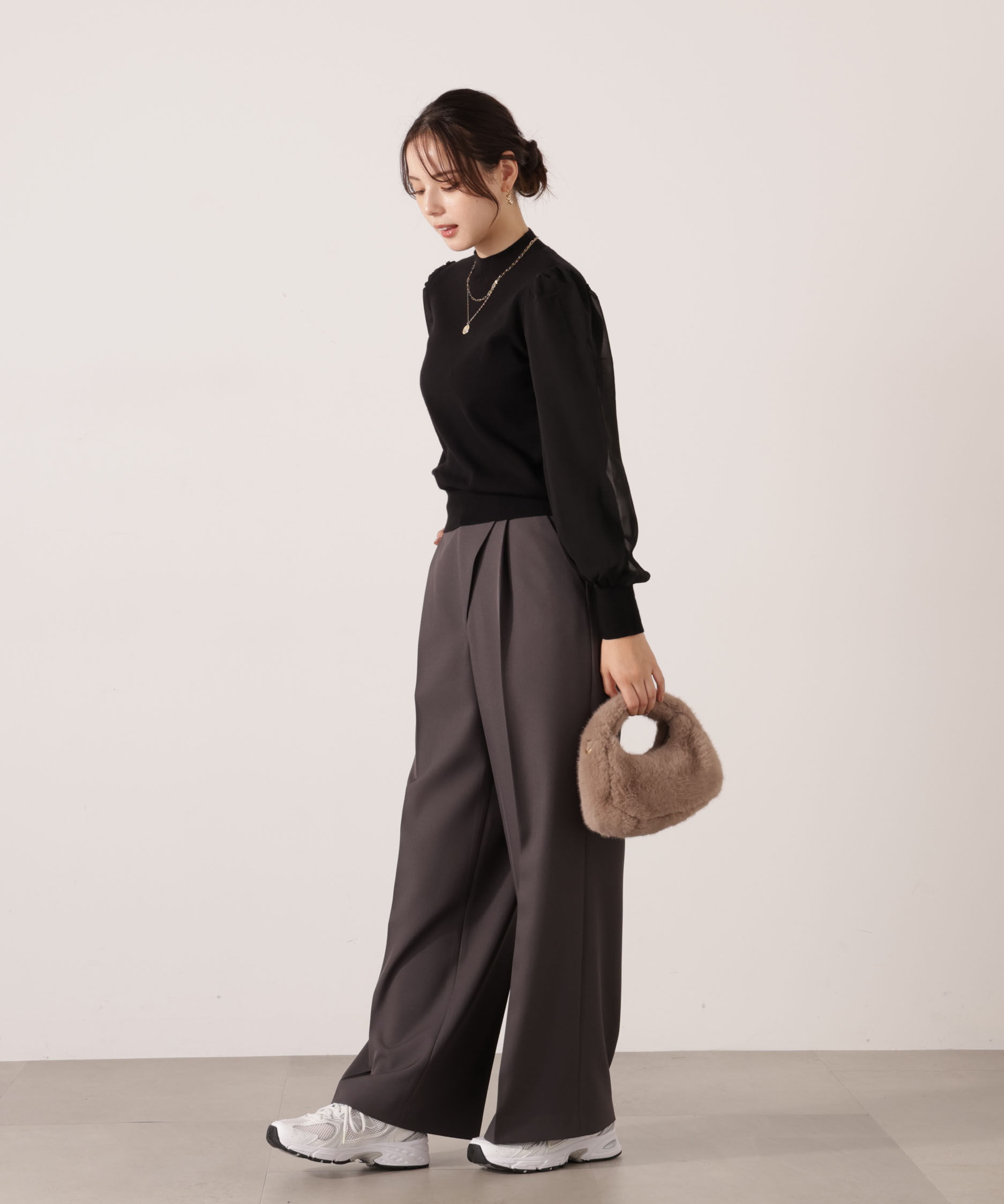 PROPORTION BODY DRESSING「ハイウエストラップパンツ　25AW」|その他|