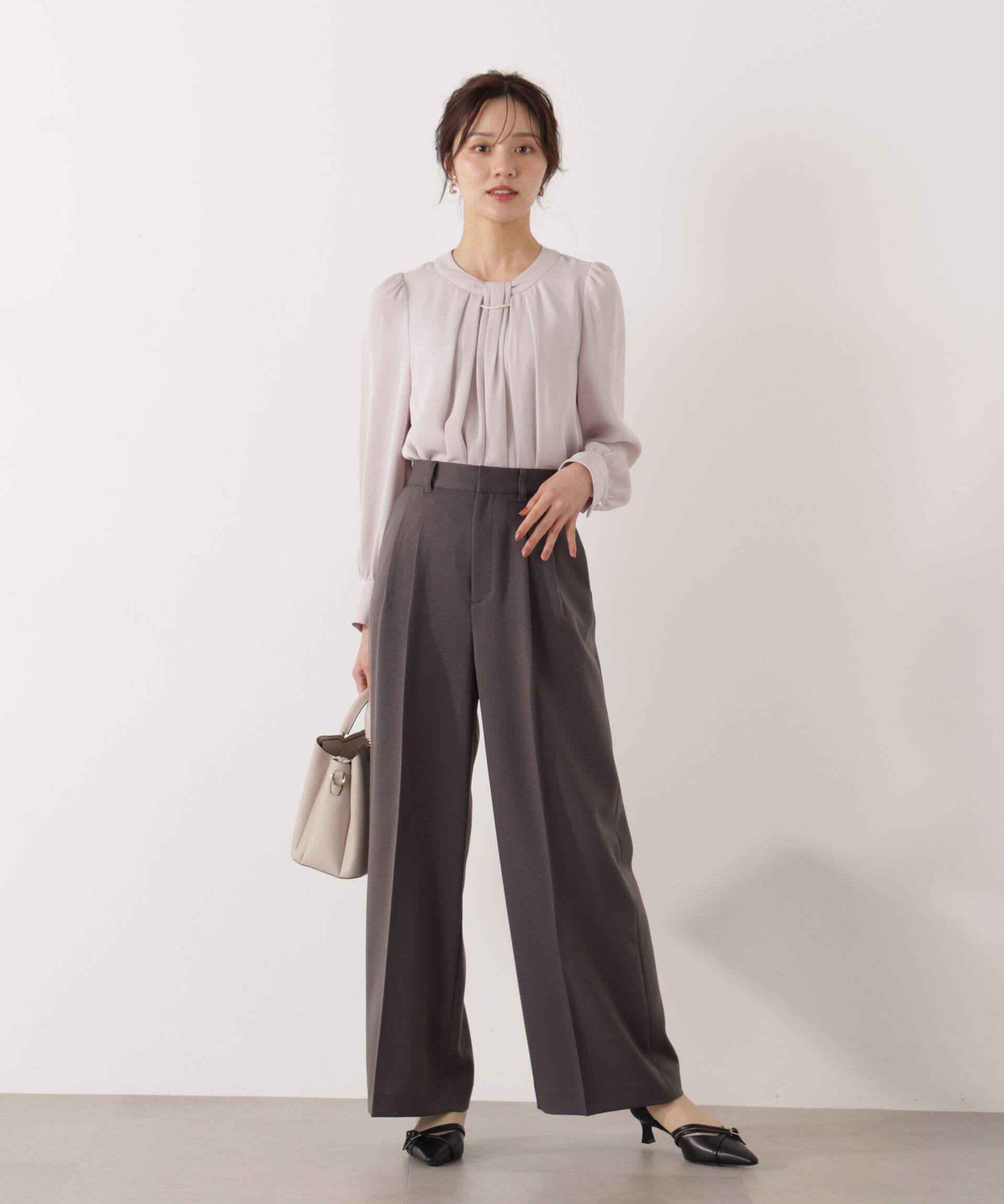 PROPORTION BODY DRESSING「2タックワイドパンツ 26SS」|その他|