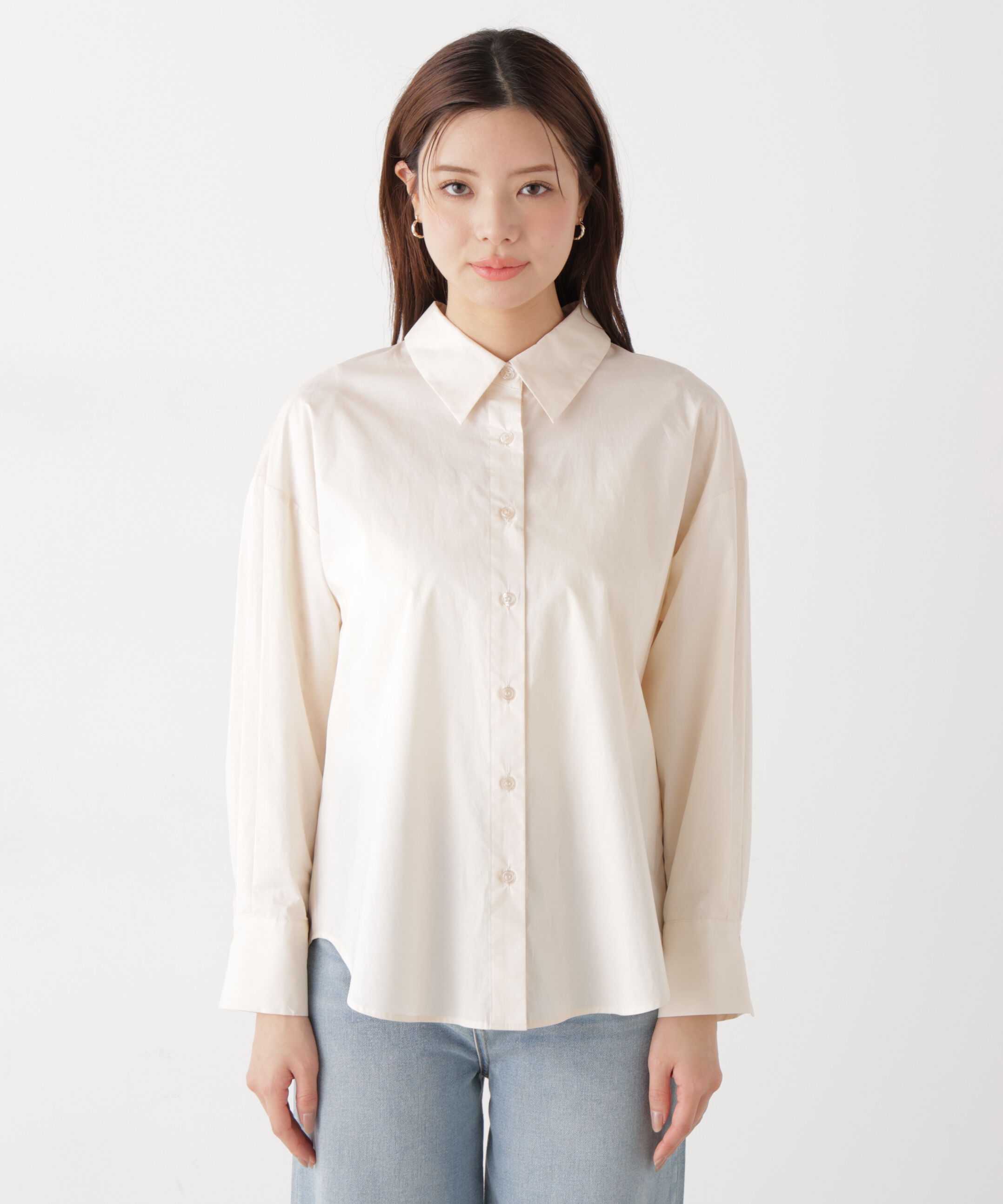 PROPORTION BODY DRESSING「〈a/mie〉オーバーシャツ　26SS」|シャツ・ブラウス|