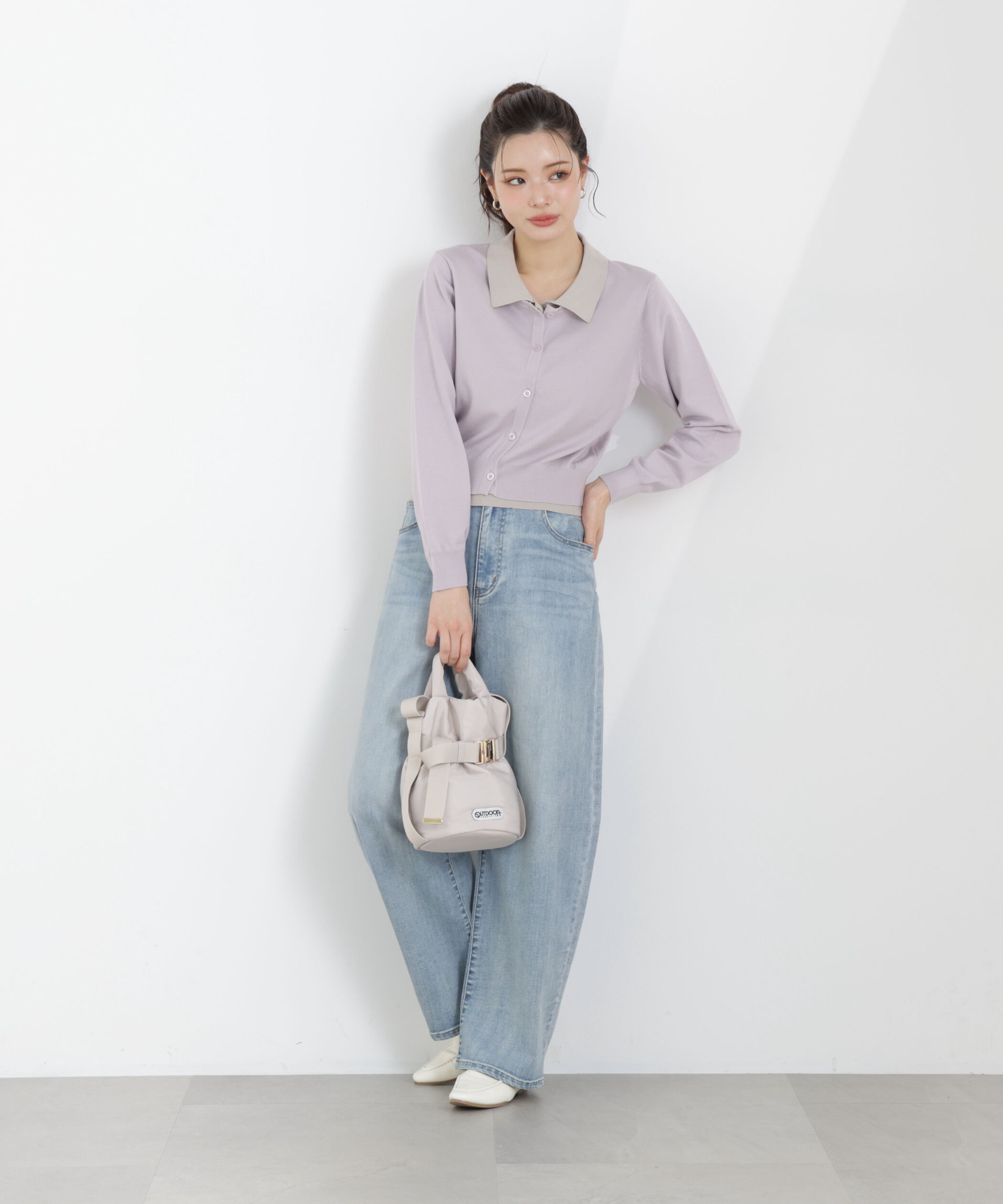 PROPORTION BODY DRESSING「〈a/mie〉カーブデニムパンツ　26SS」|その他|