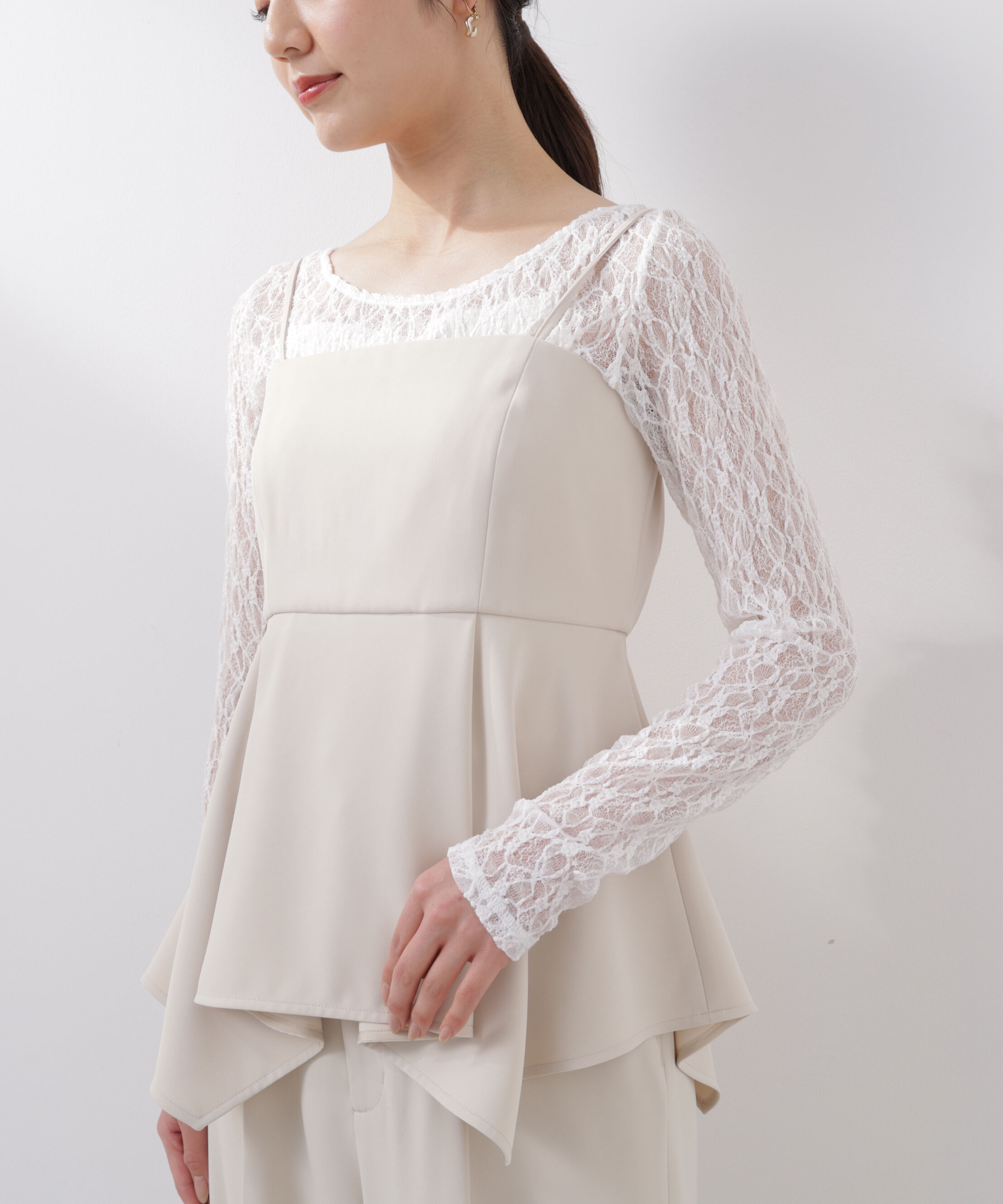 PROPORTION BODY DRESSING「ランダムヘムビスチェ　26SS」|シャツ・ブラウス|