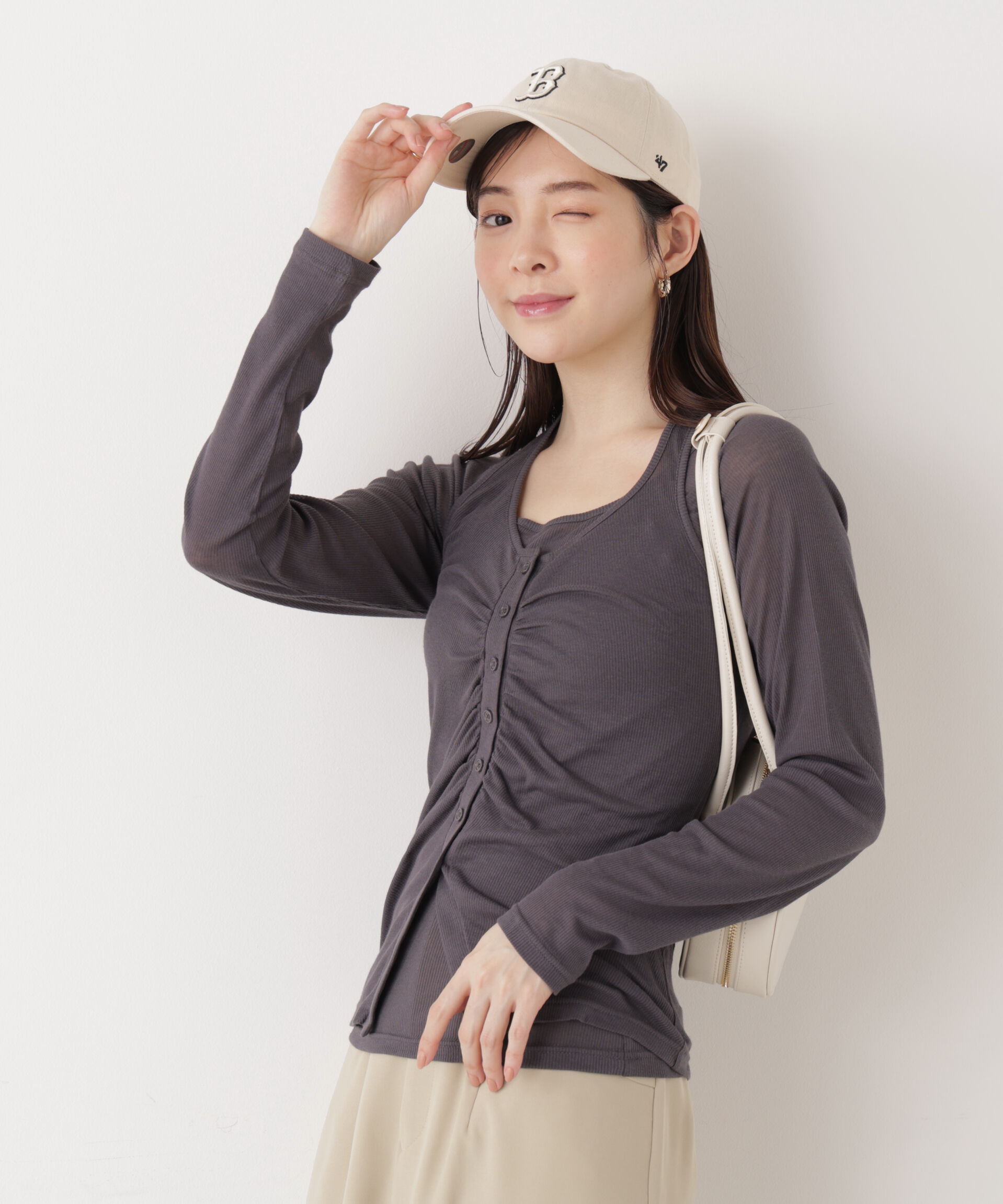 PROPORTION BODY DRESSING「〈a/mie〉ホルターネックカット SETUP　26SS」|Tシャツ・カットソー|