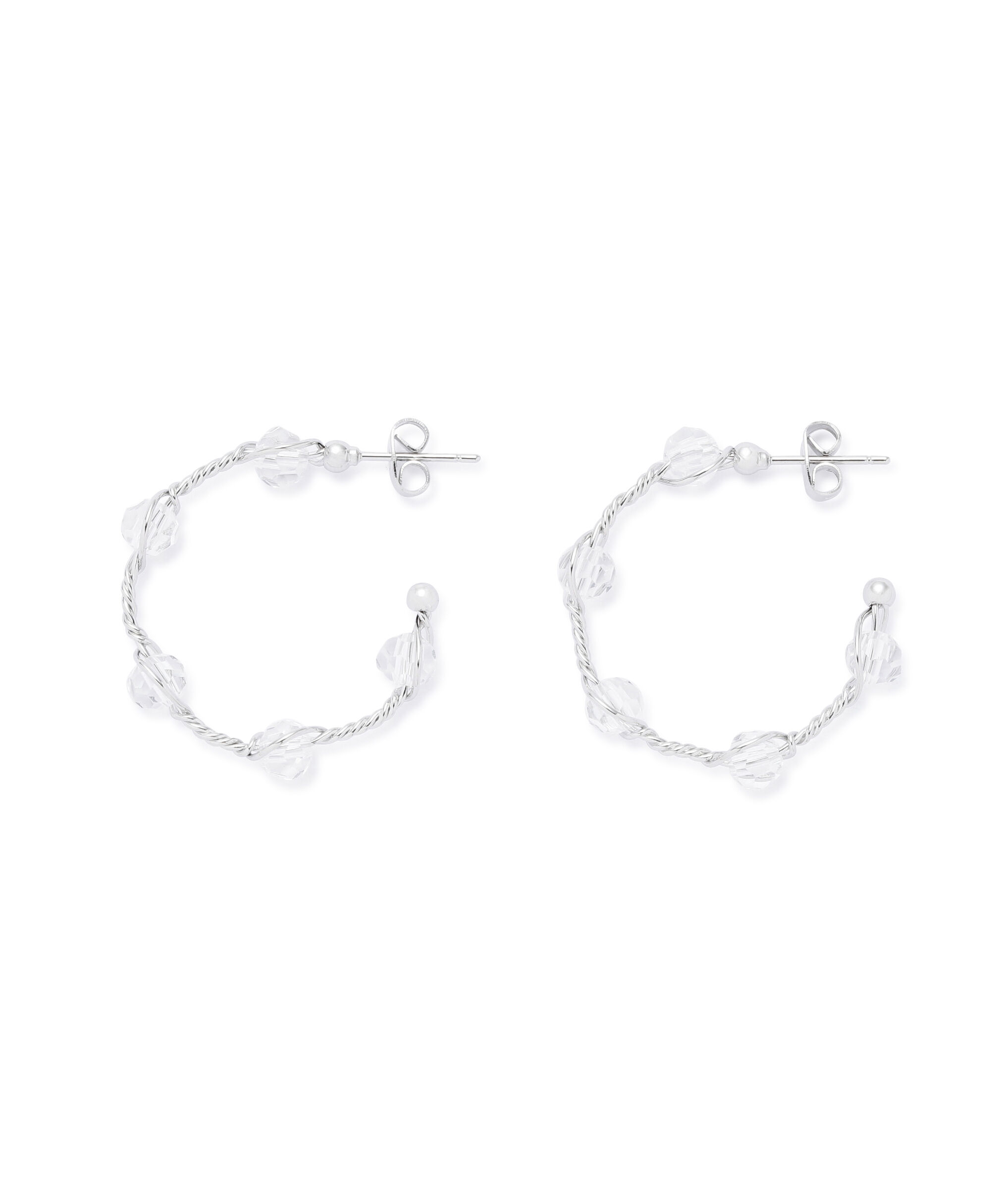 PROPORTION BODY DRESSING「ねじりフープピアス」|その他|シルバー