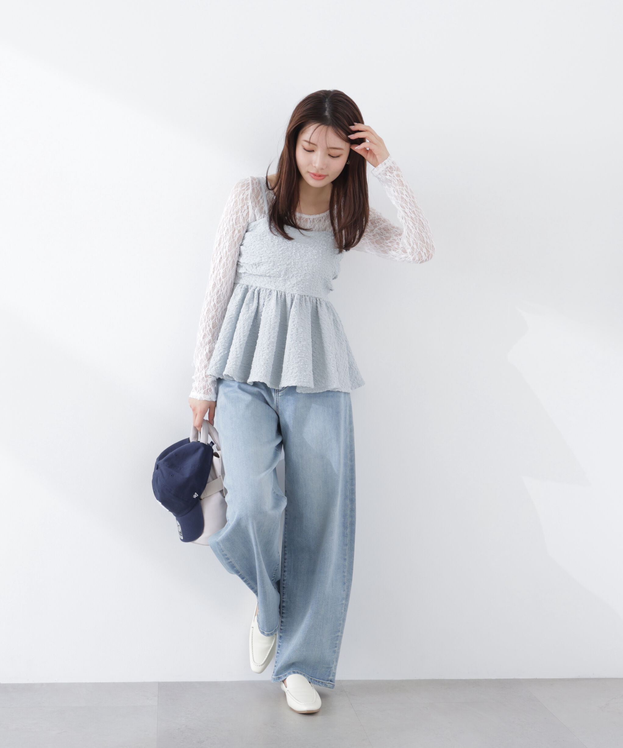PROPORTION BODY DRESSING「〈a/mie〉膨れジャガードビスチェ　26SS」|シャツ・ブラウス|