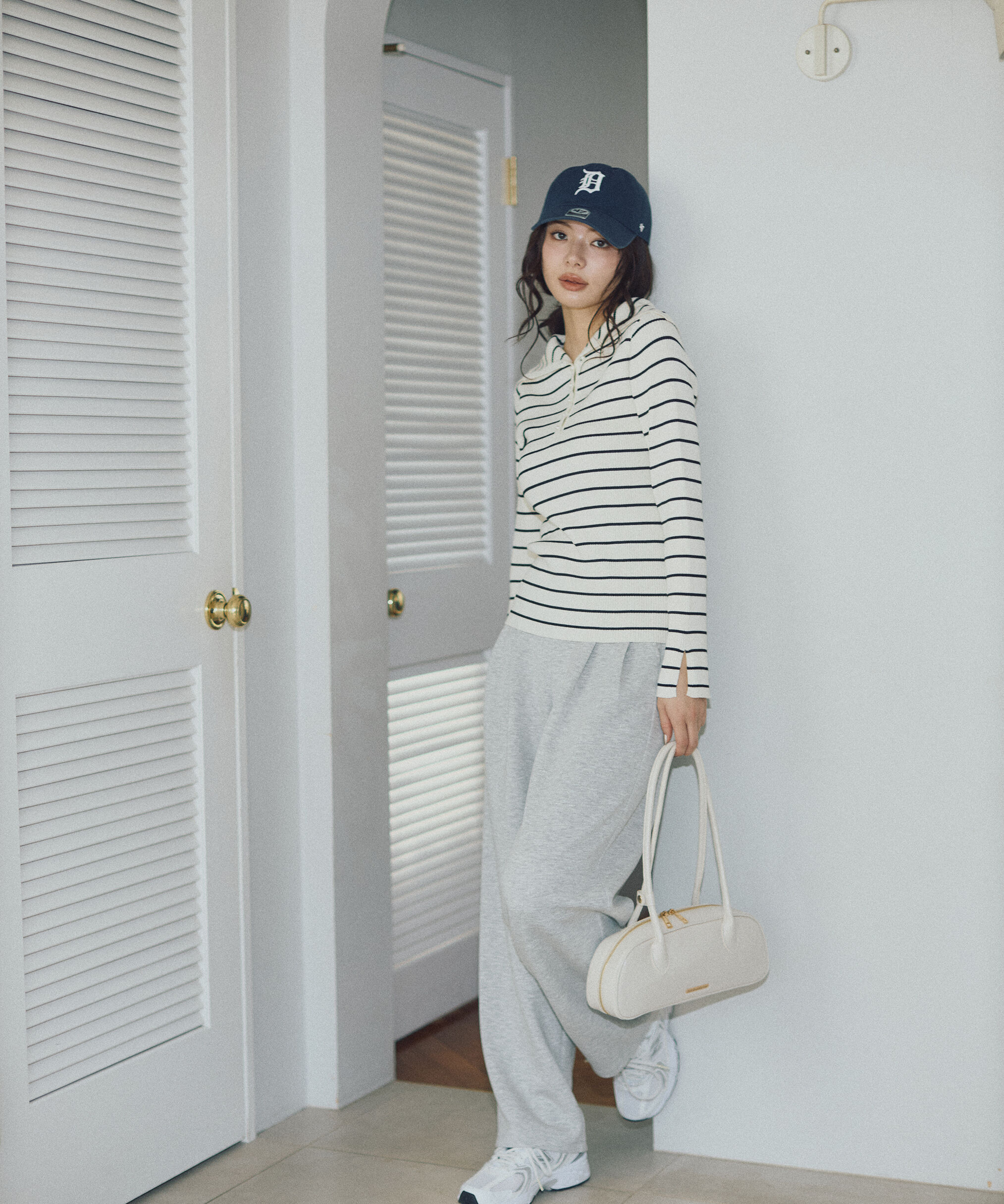 PROPORTION BODY DRESSING「〈a/mie〉カットイージータックパンツ　26SS」|その他|トップグレー1