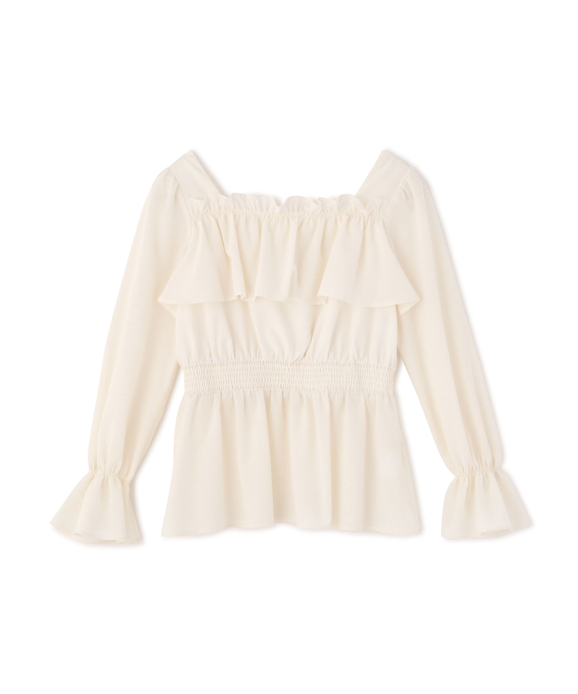 PROPORTION BODY DRESSING「＜ウォッシャブル＞フリルシャーリングブラウス　26SS」|シャツ・ブラウス|