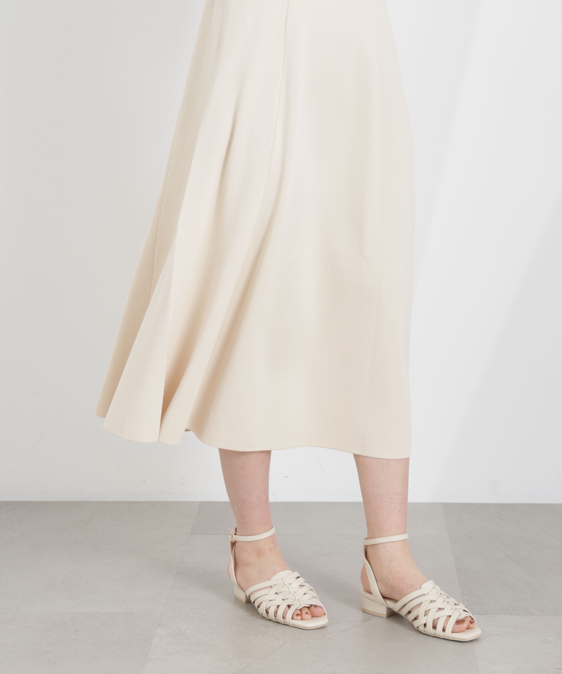 PROPORTION BODY DRESSING「リボンタイバイカラーニットワンピース　26SS」|ワンピース|