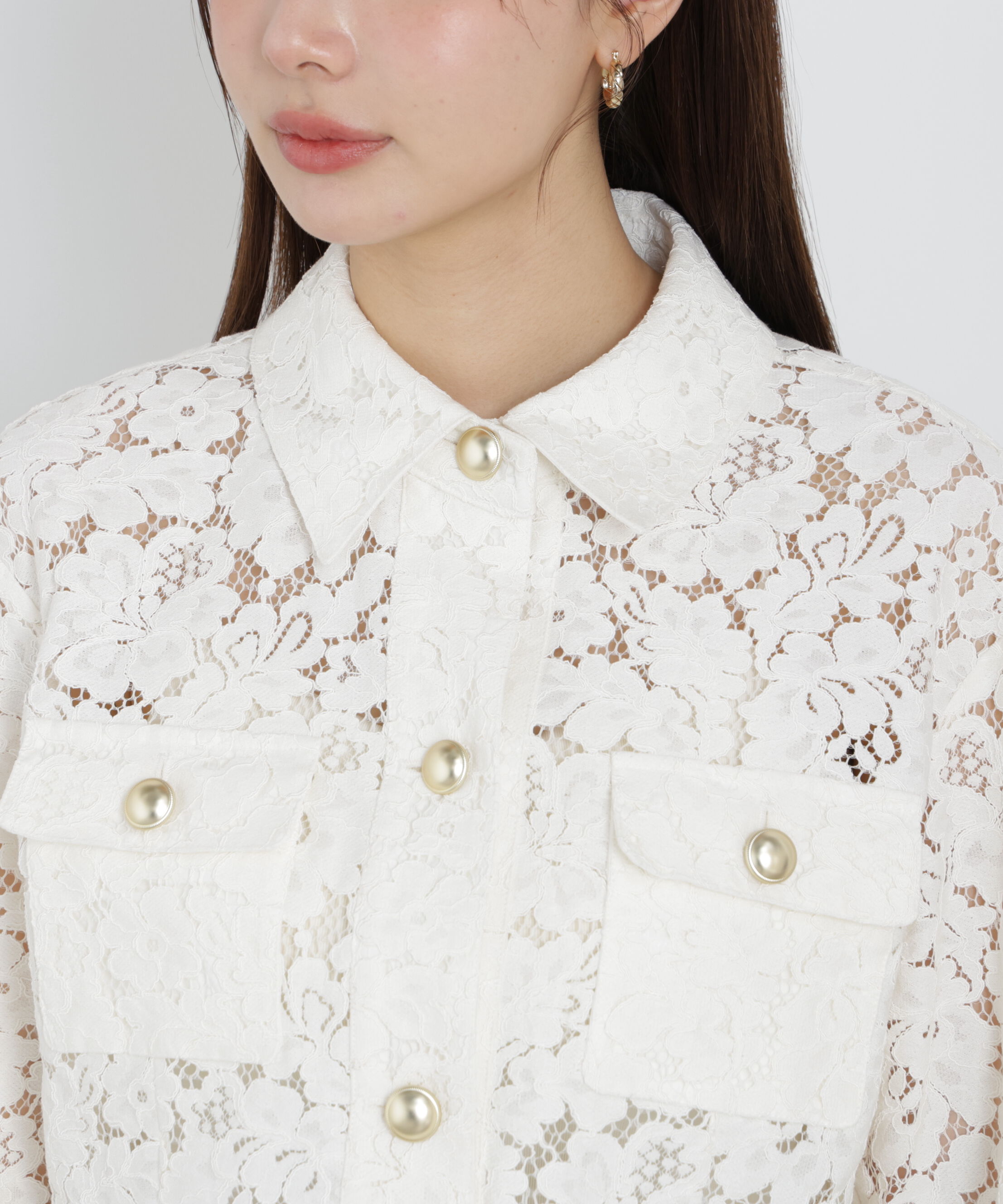 PROPORTION BODY DRESSING「レースブルゾン　26SS」|ブルゾン・スタジャン|