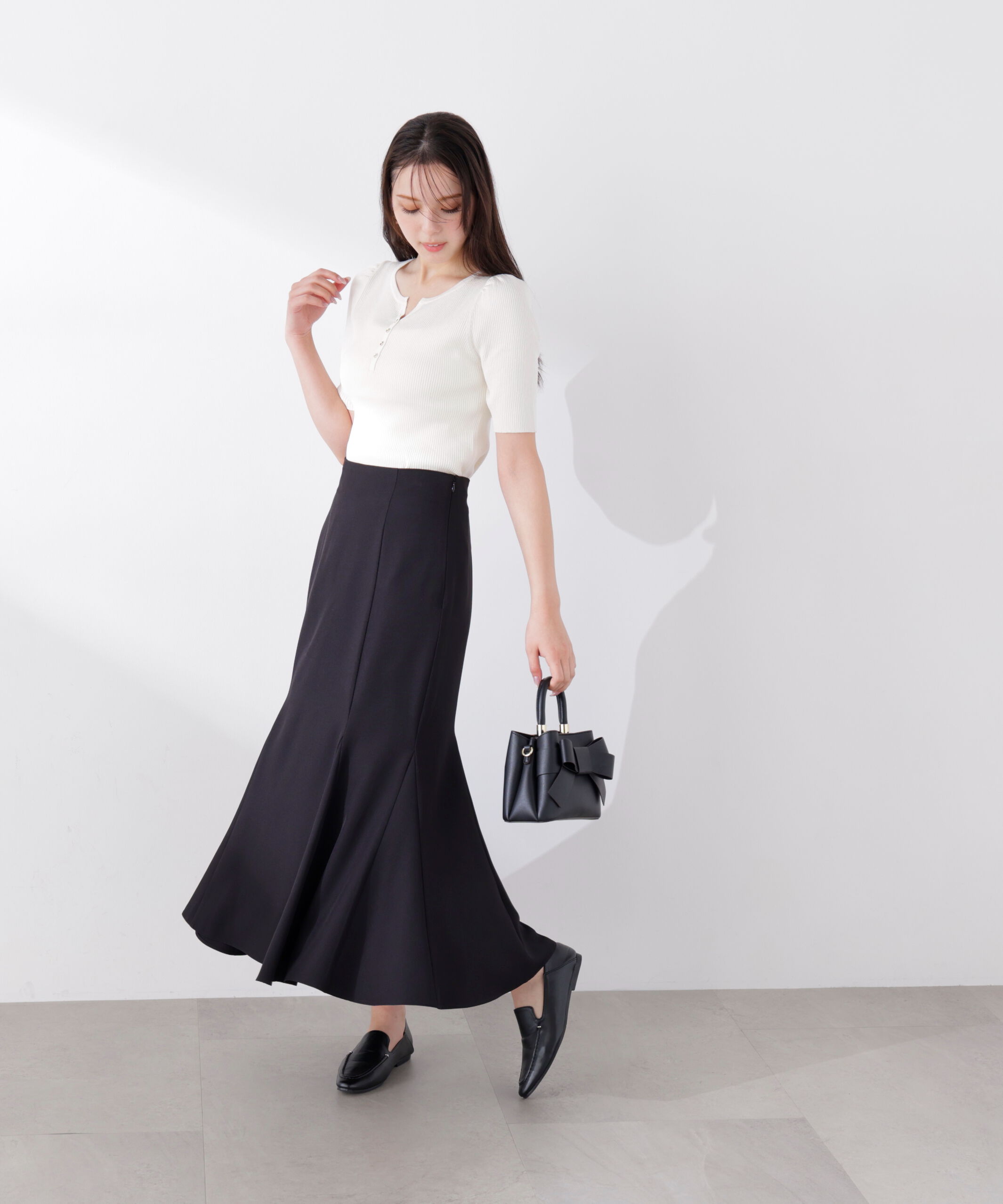 PROPORTION BODY DRESSING「＜ウォッシャブル＞ハイウエストマーメイドスカート　26SS」|スカート|