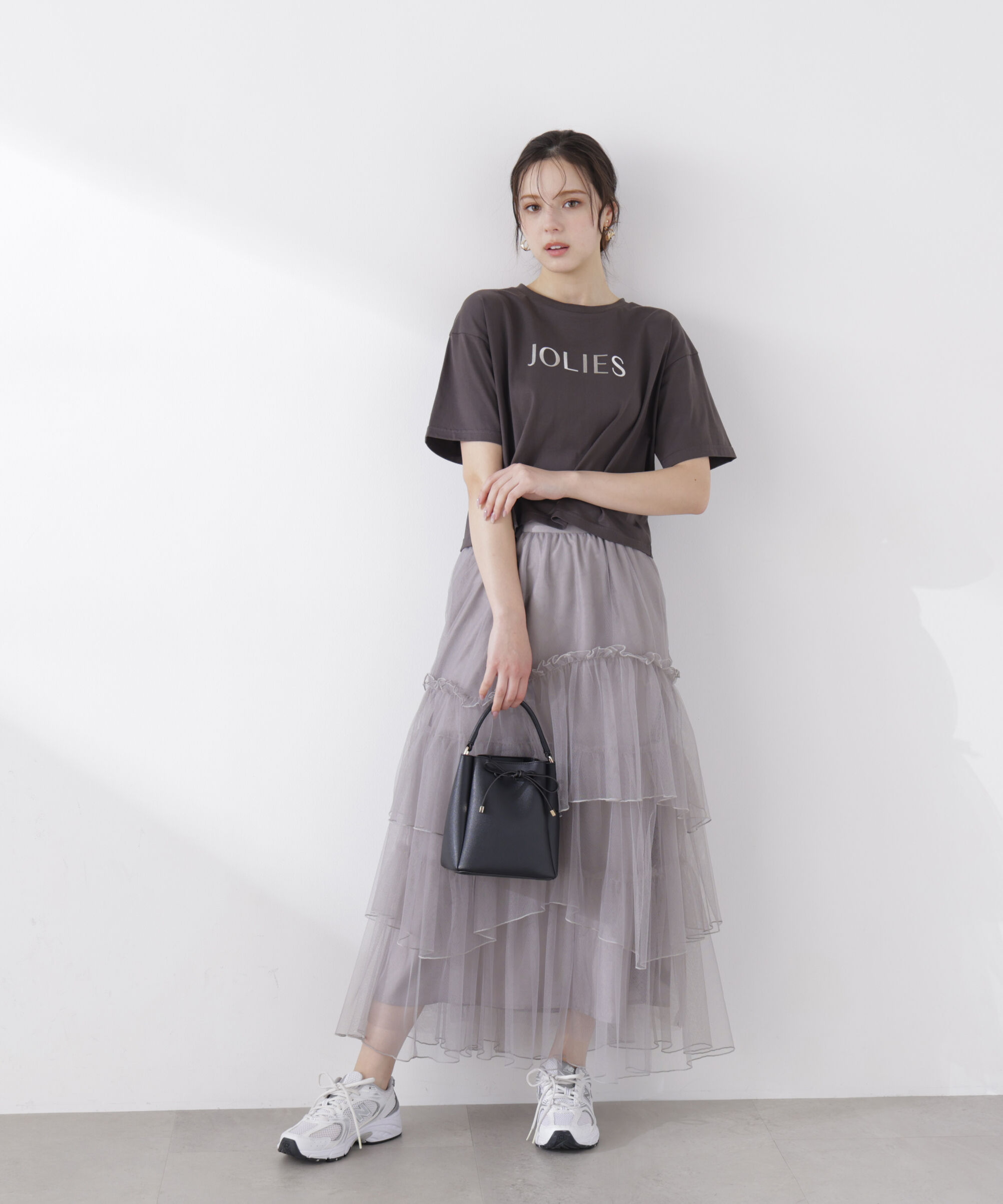 PROPORTION BODY DRESSING「ランダムティアードチュールスカート　26SS」|スカート|