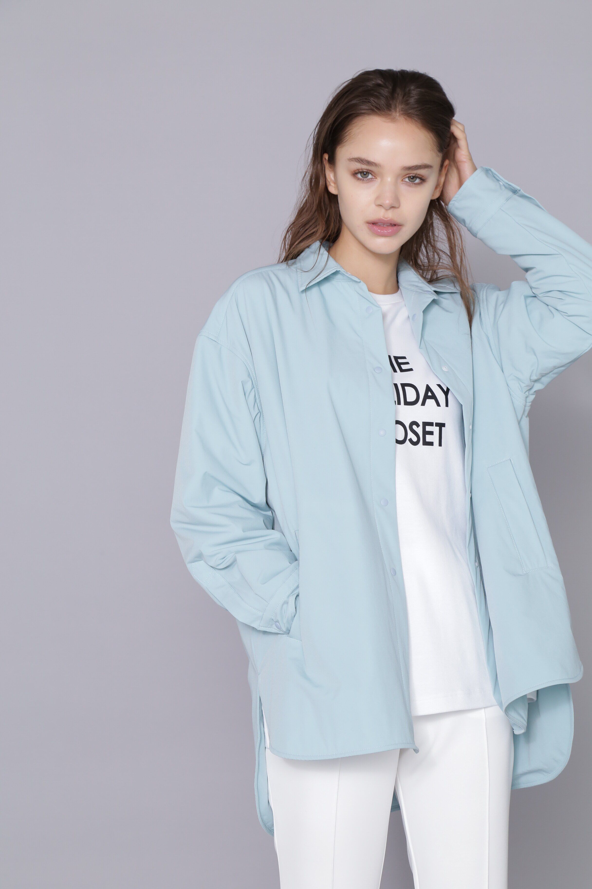  「[THE HOLIDAY CLOSET] 中綿シャツジャケット」|ブルゾン・スタジャン|