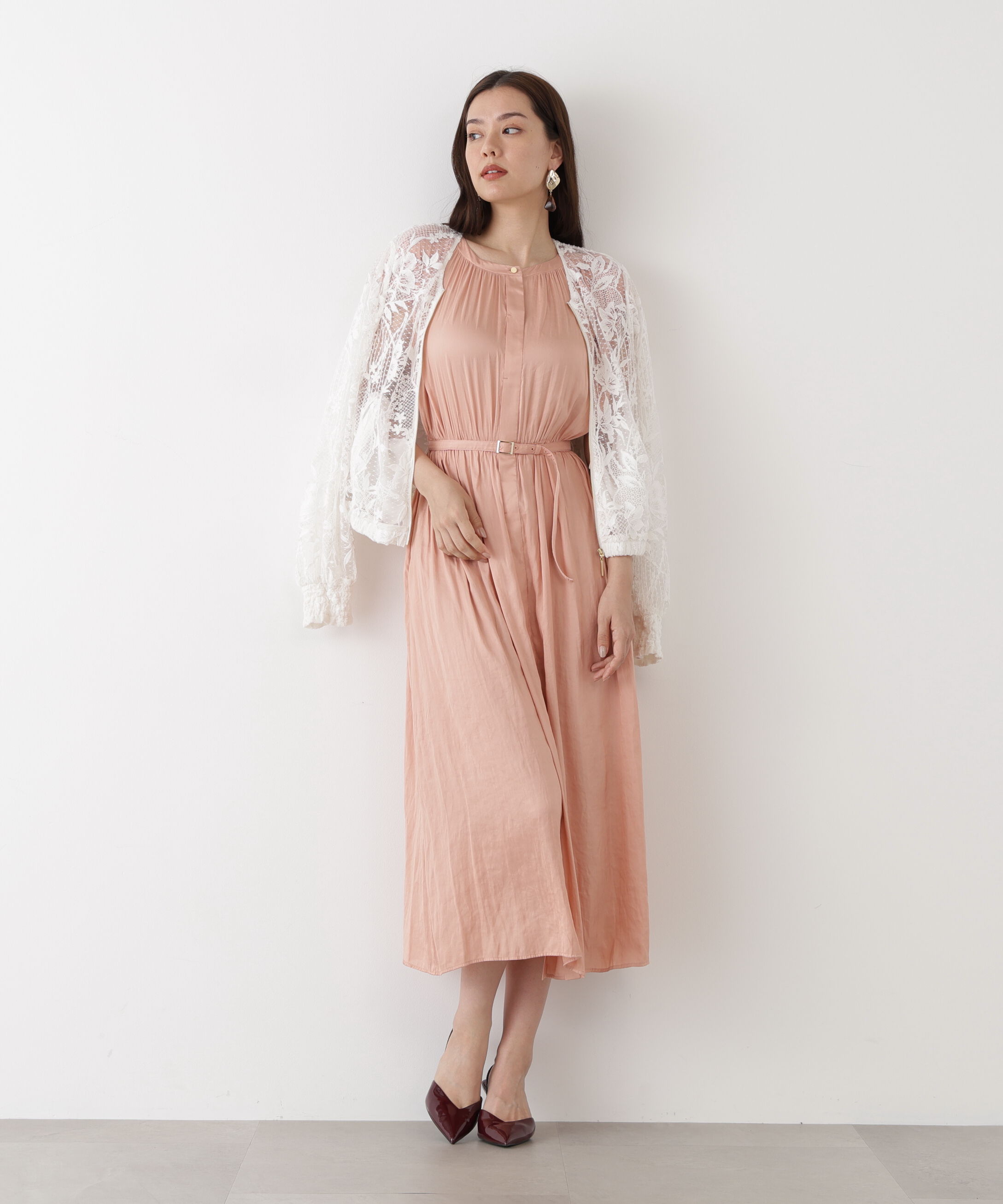  「◆フラワービジュレースブルゾン」|ブルゾン・スタジャン|