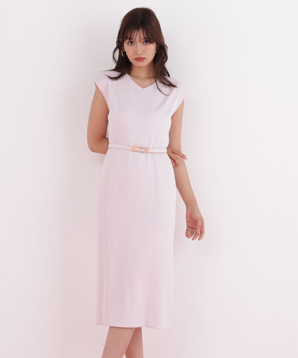  「ハイツイストワンピース」|ワンピース|ピンク